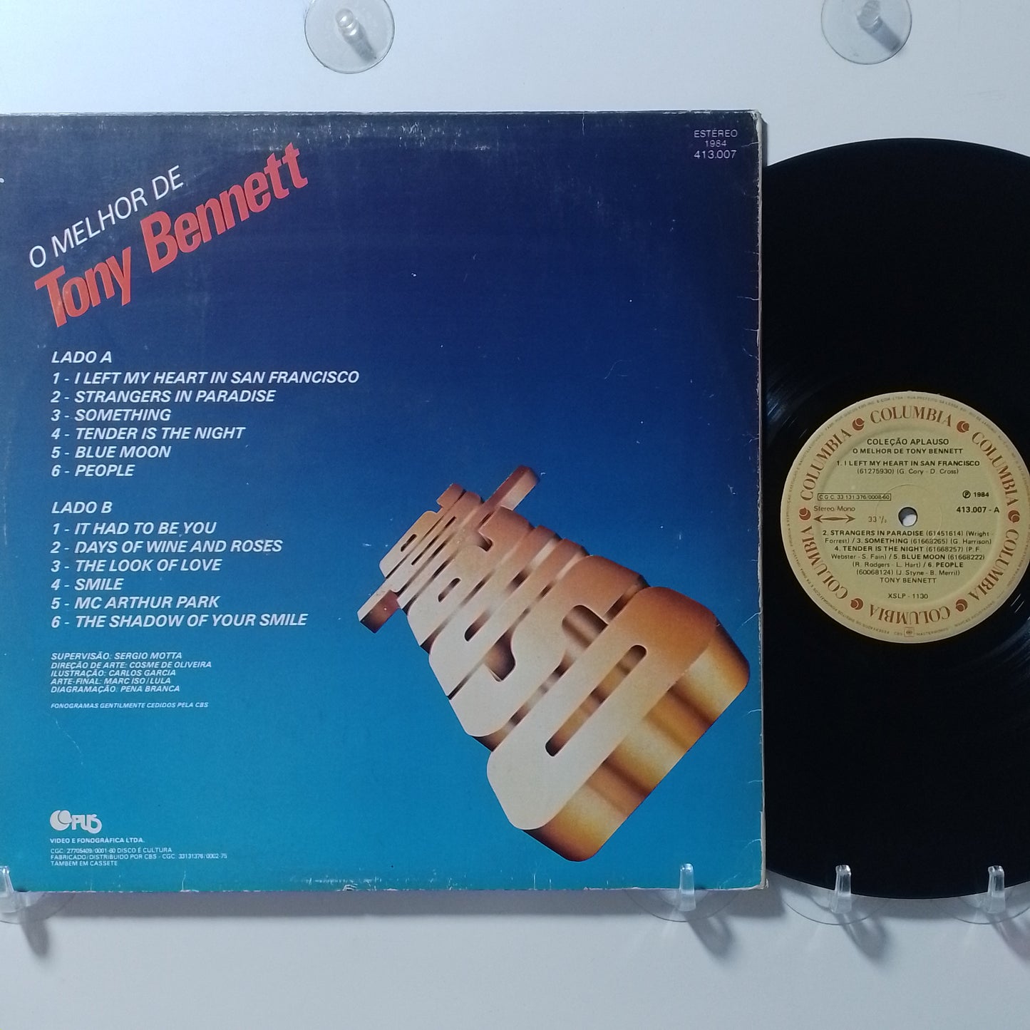 lp Tony Bennett O Melhor De Tony Bennett made brasil 1984 Swing jazz