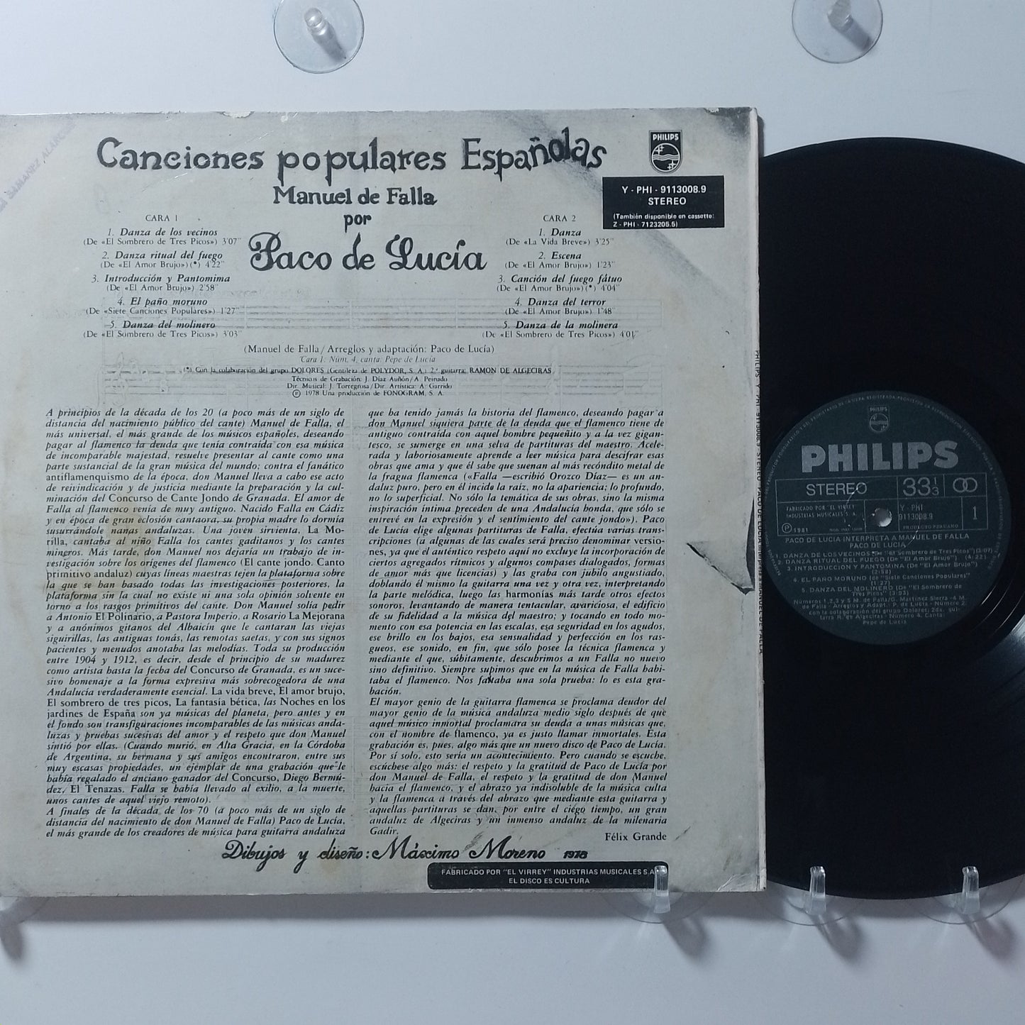 lp Paco De Lucia Paco De Lucia Interpreta A Manuel De Falla made peru 1978 flamenco folk