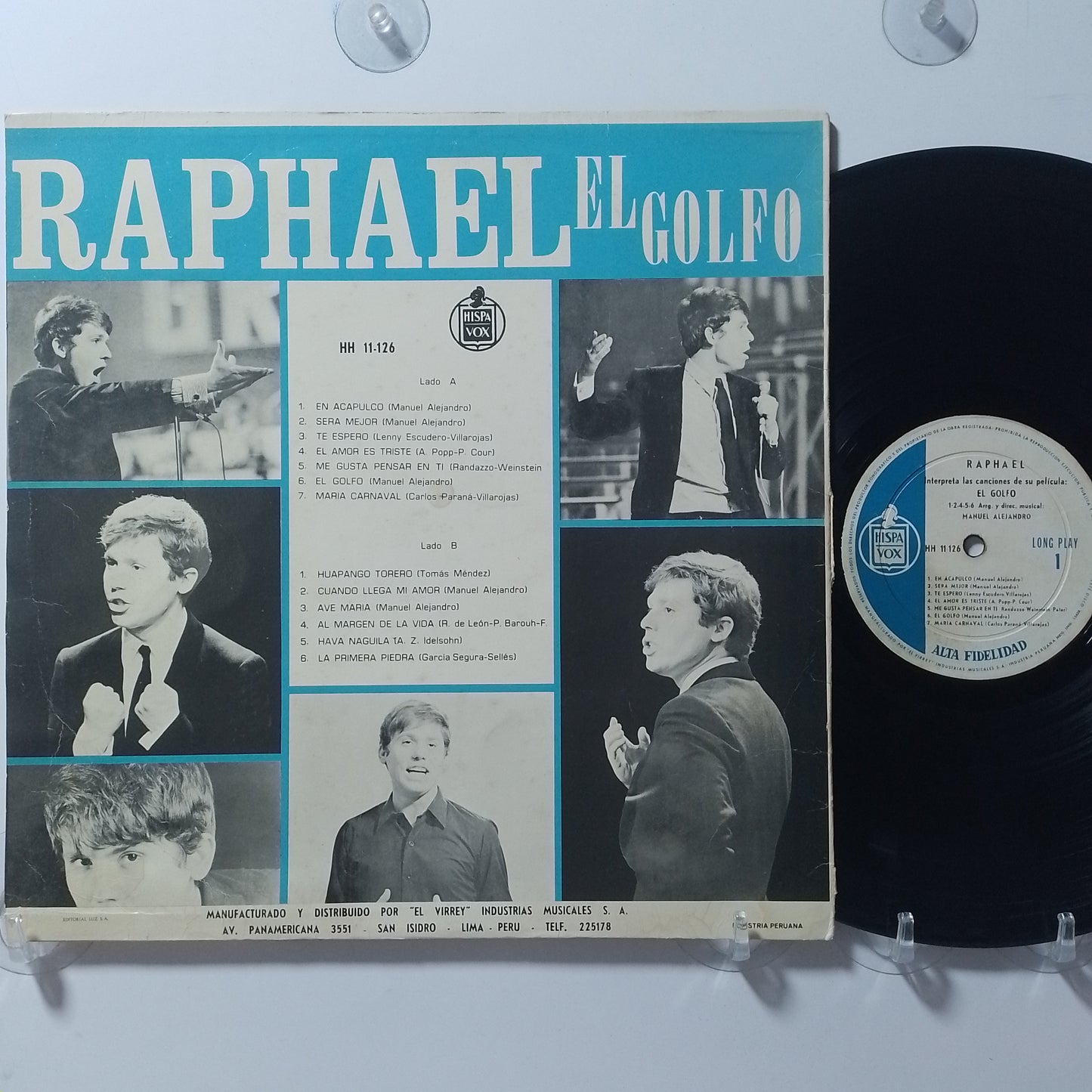 lp Raphael el golfo made peru 1968 latin pop