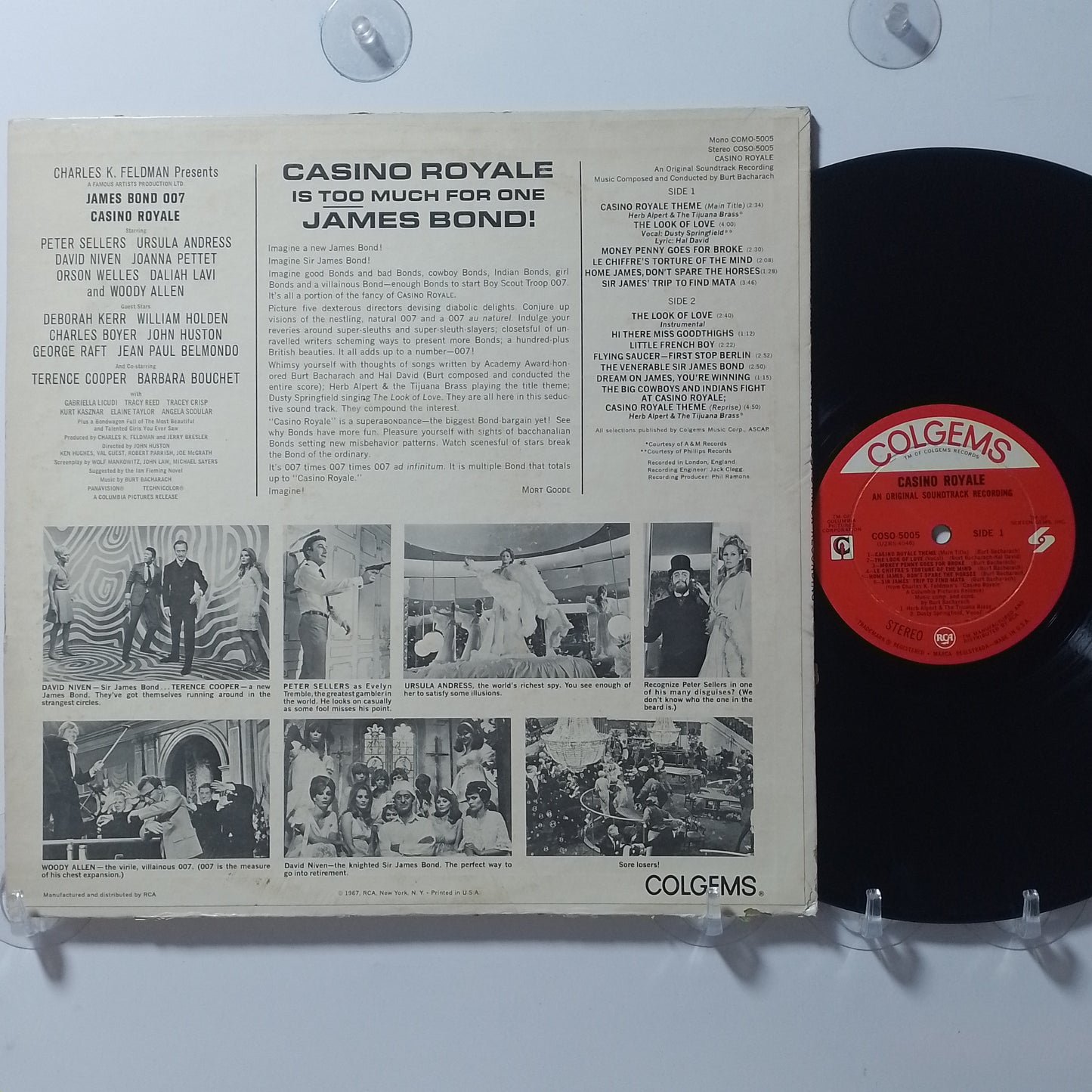 lp Casino Royale james bond 007 Burt Bacharach An Original Soundtrack Recording made usa 1972 soundtrack
