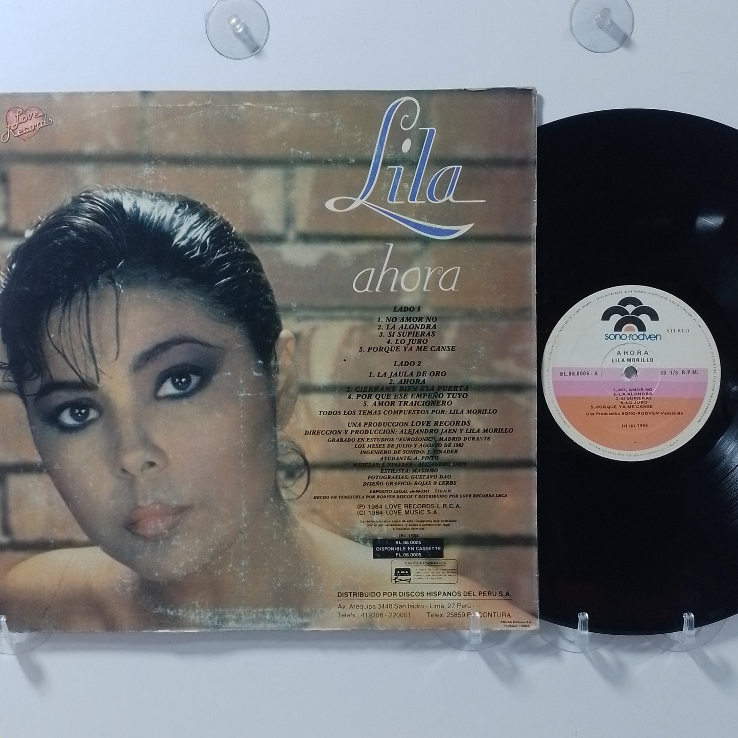 lp Lila Morillo Ahora made peru 1984 latin pop