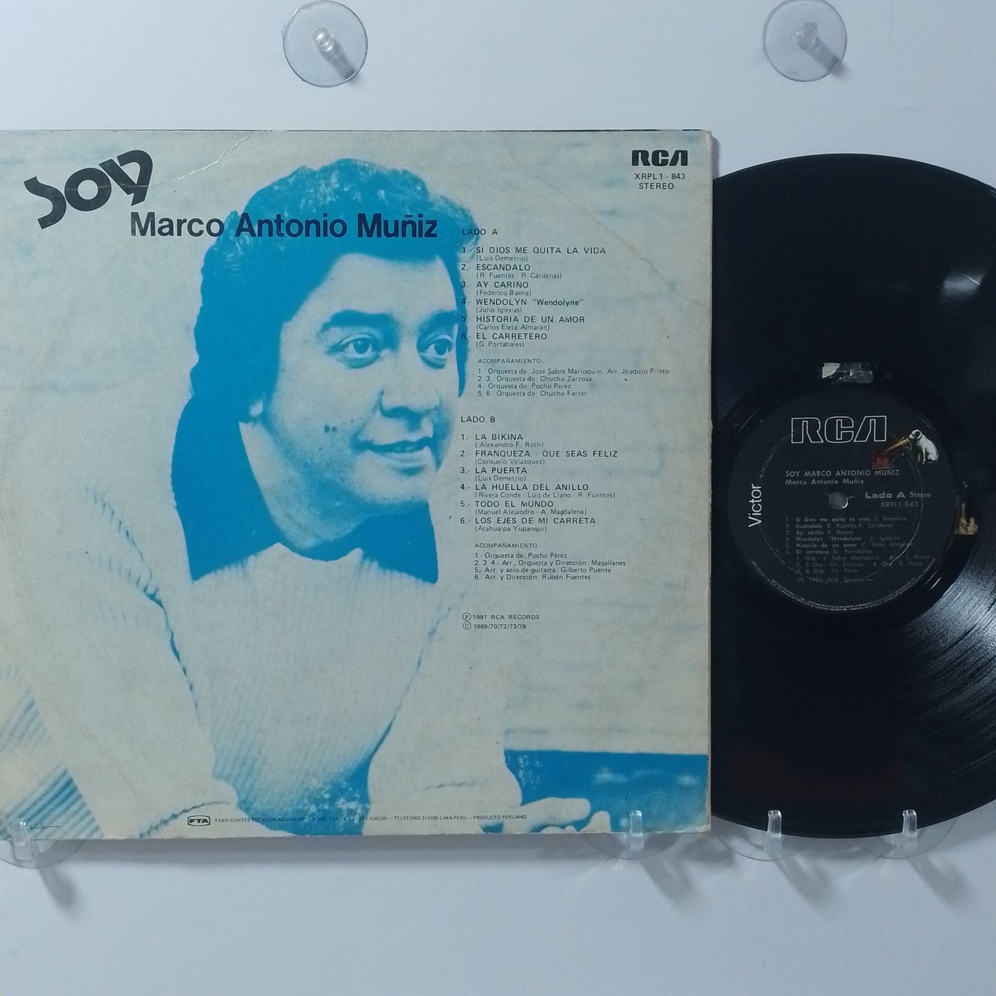 lp Marco Antonio Muñiz Soy Marco Antonio Muñiz made peru 1981 latin pop
