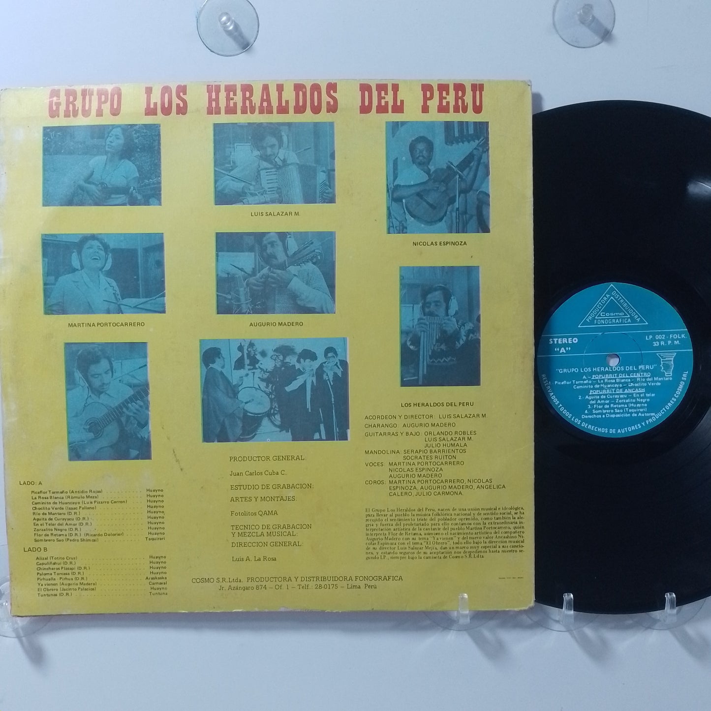 lp Martina Portocarrero Y Los Heraldos Del Peru Huaynos Bien Pegaditos made peru 1978 huayno folk