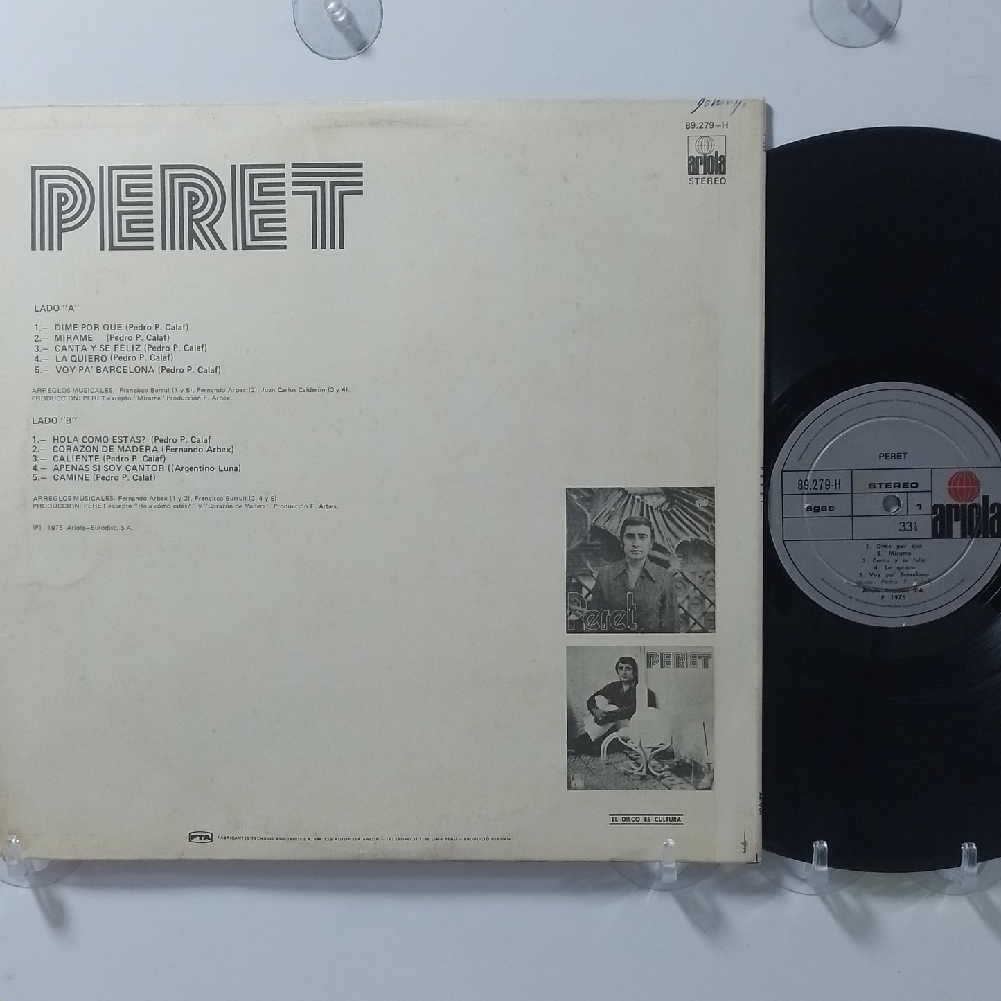 lp Peret Peret made peru 1975 latin pop