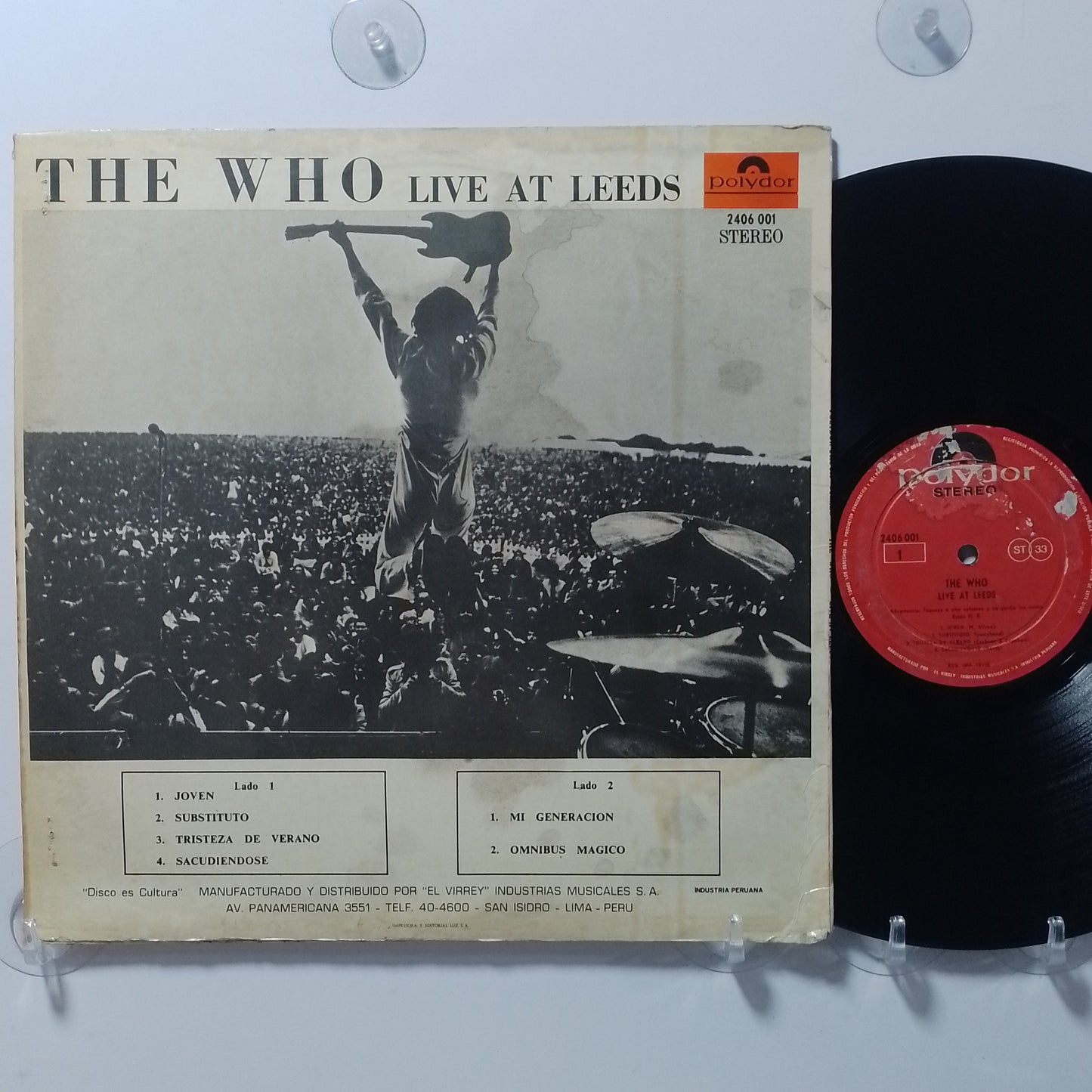lp The Who Live At Leeds made peru 1970 rock