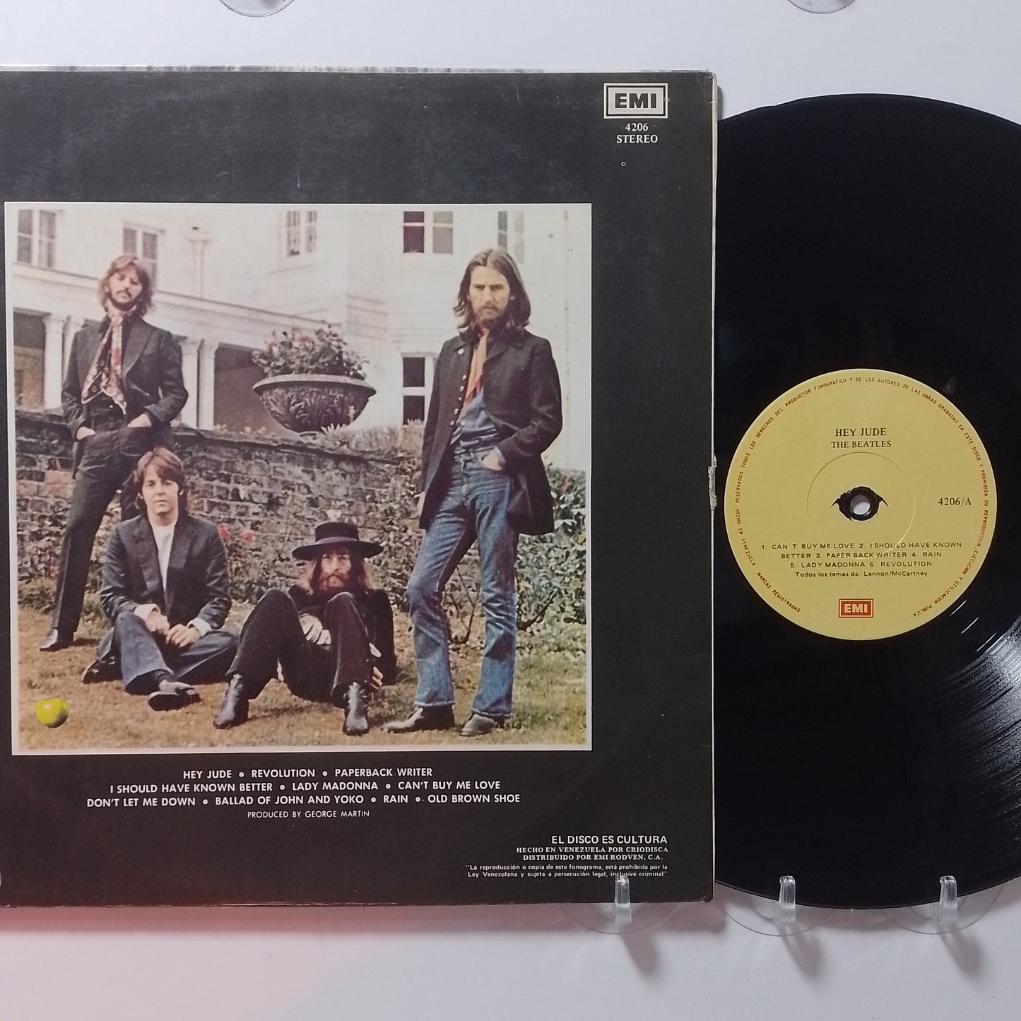 lp The Beatles Hey Jude made venezuela 1982 pop rock