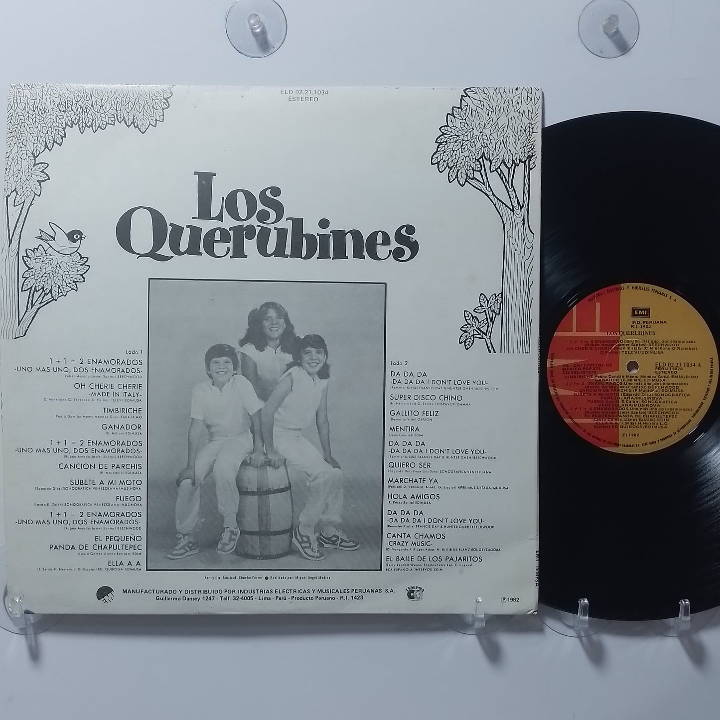 lp Los Querubines Los Querubines made peru 1982 infantil