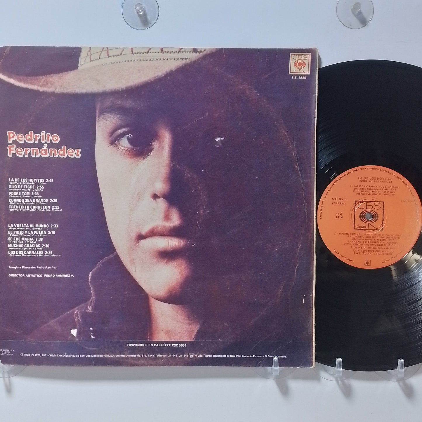 lp Pedro Fernandez La De Los Hoyitos made peru 1982 ranchera folk
