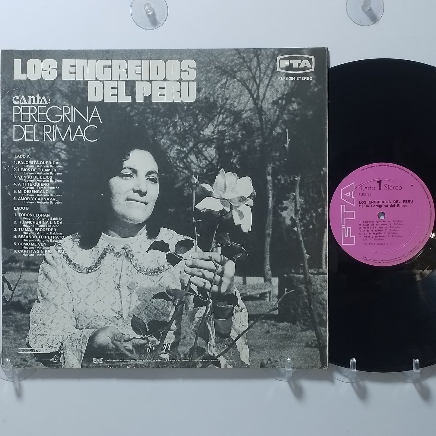 lp Los Engreidos Del Peru Canta Peregrina Del Rimac Los Engreidos Del Peru made peru 1978 huayno folk