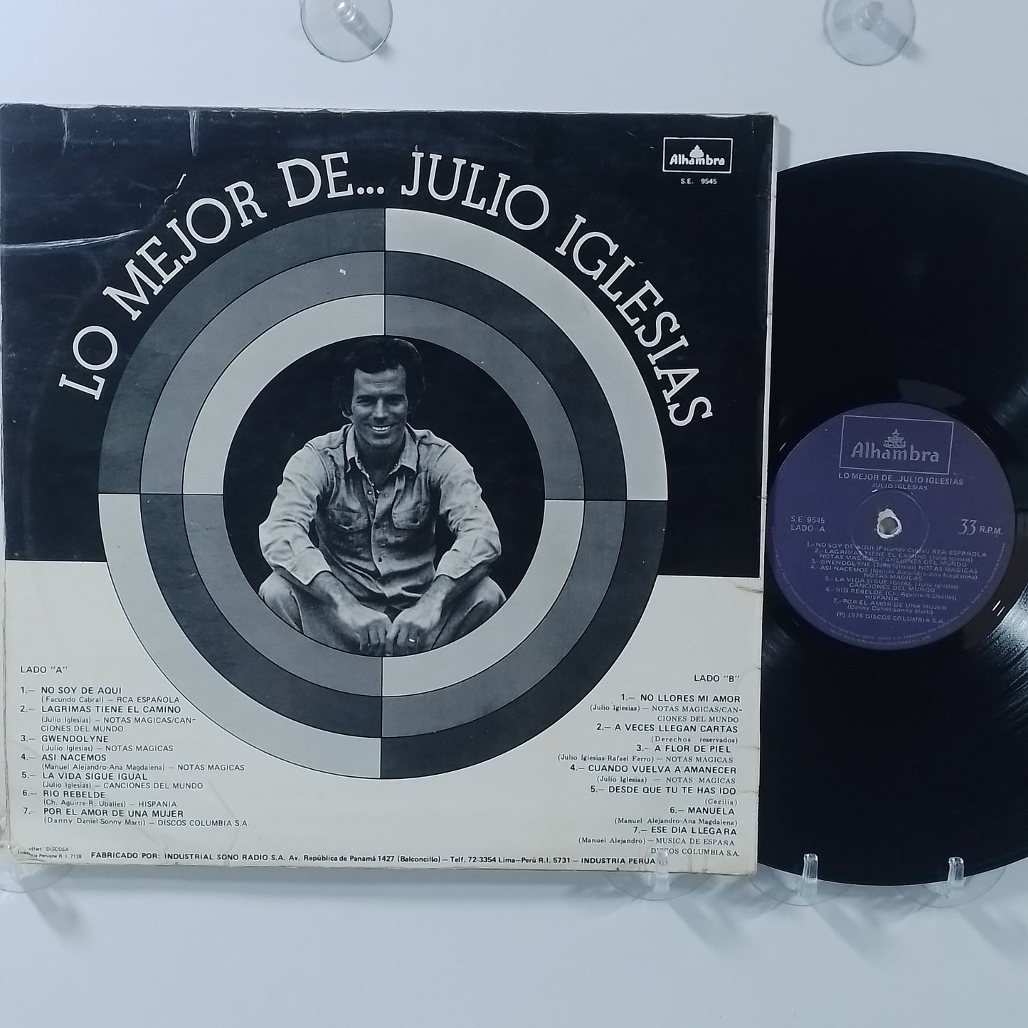 lp julio iglesias lo mejor de julio iglesias made peru 1976 latin pop