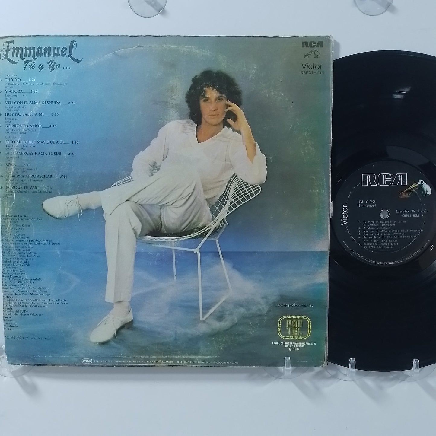 lp emmanuel tu y yo made peru 1982 balada latin
