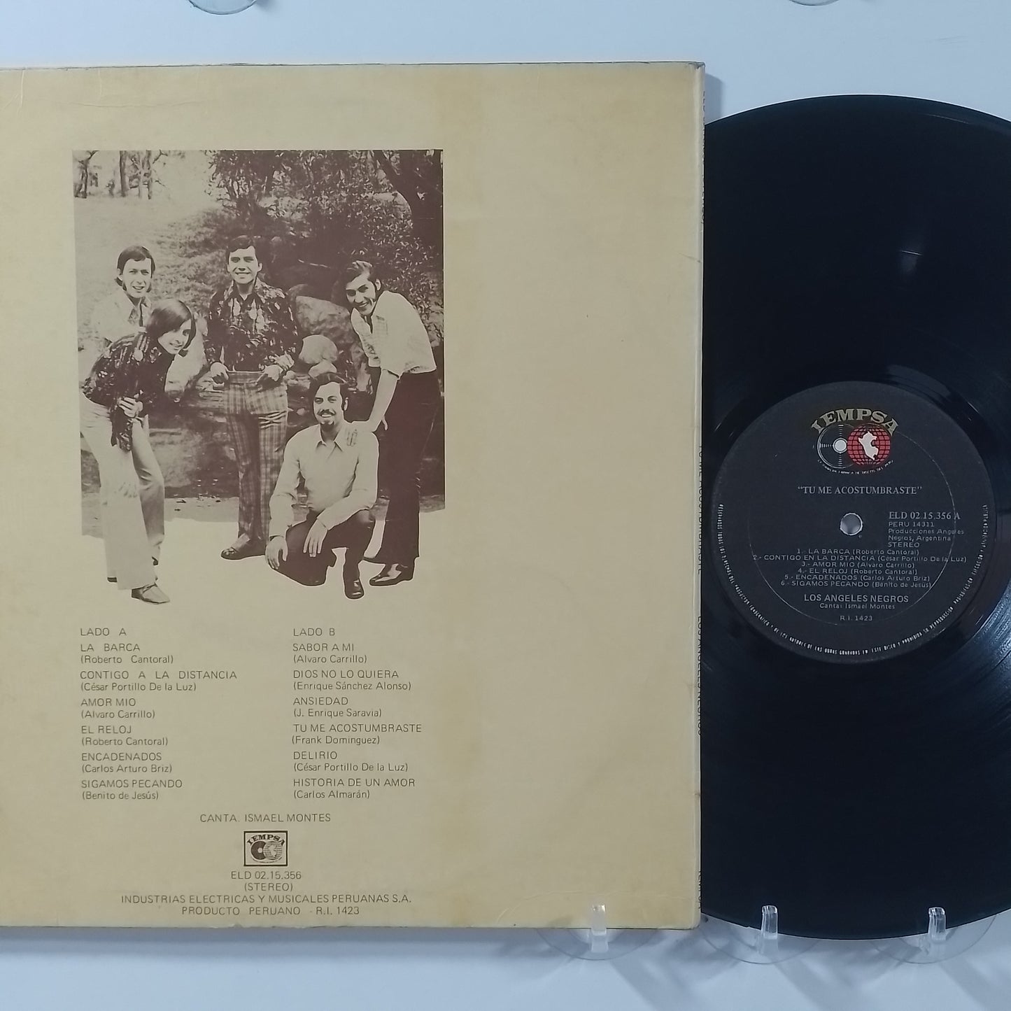 lp Los Angeles Negros Tu Me Acostumbraste made peru 1980 latin pop