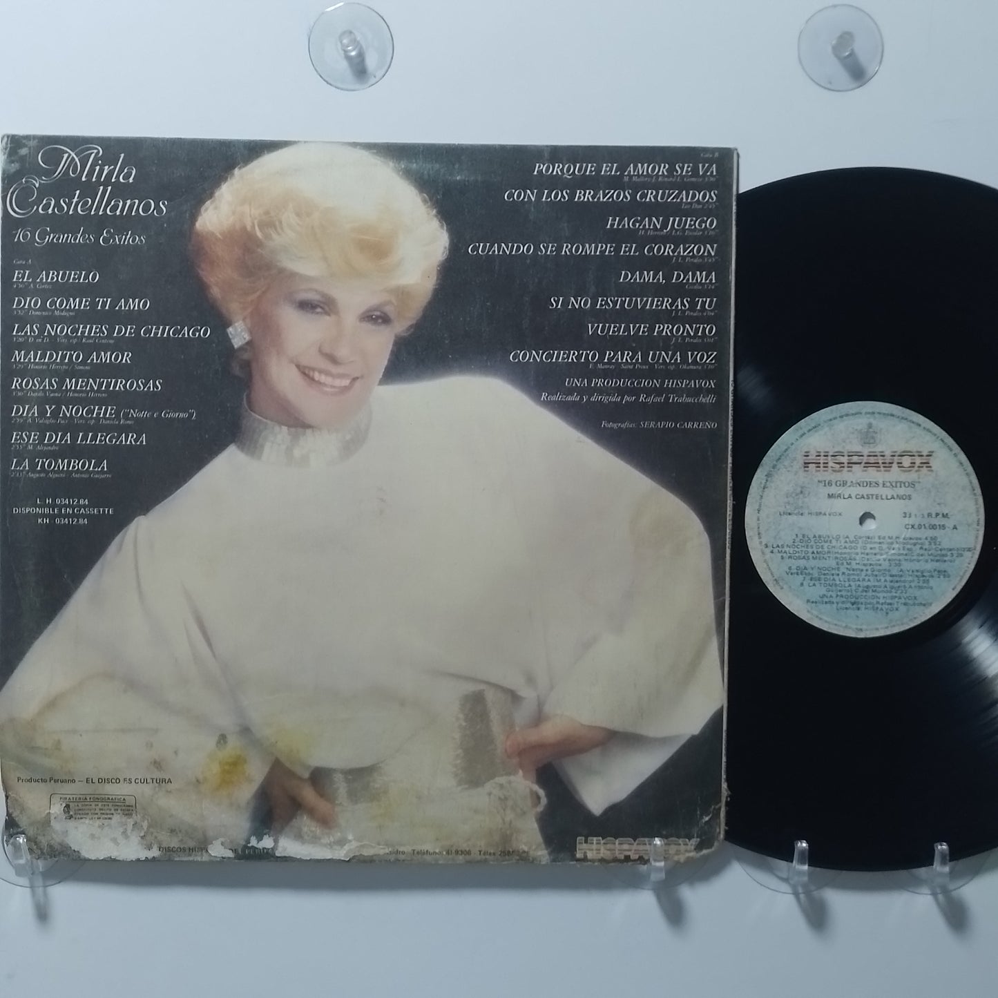 lp Mirla Castellanos 16 grandes exitos made peru 1990 latin pop