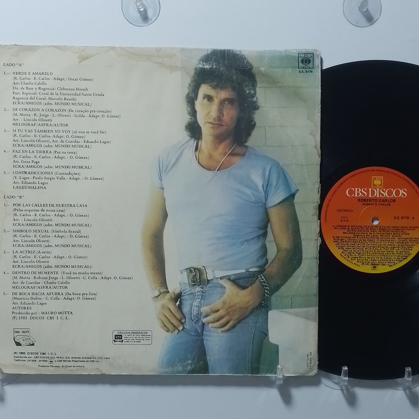 lp Roberto Carlos Roberto Carlos made peru 1985 latin pop