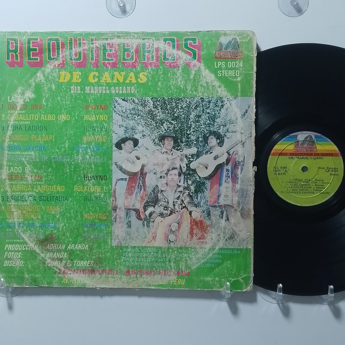 lp Conjunto Requiebros de Canas Conjunto Requiebros de Canas made peru 1980 huayno folk