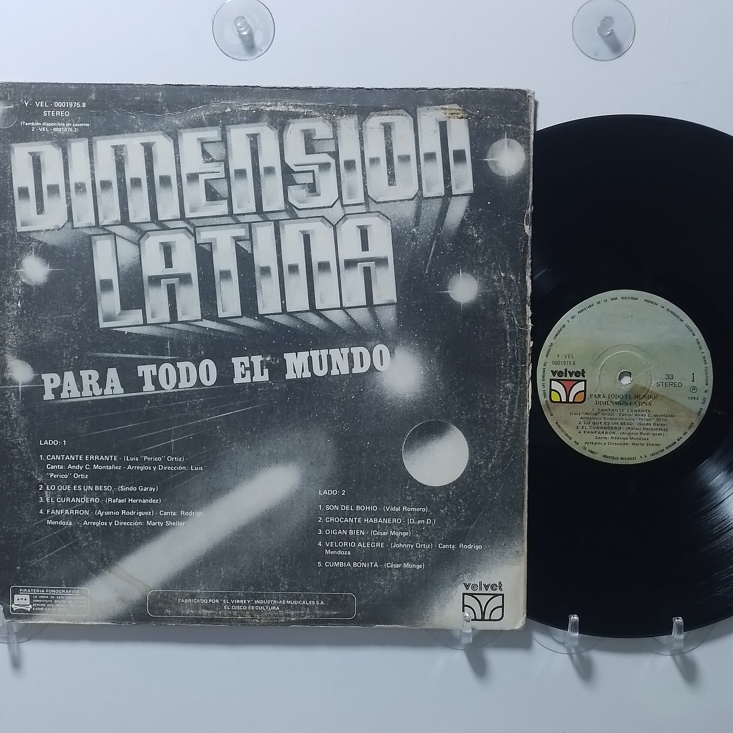 lp Dimension Latina Para todo el mundo made peru 1983 salsa