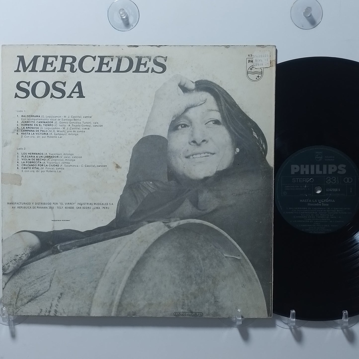 lp Mercedes Sosa Hasta la victoria made peru 1972 latin folk