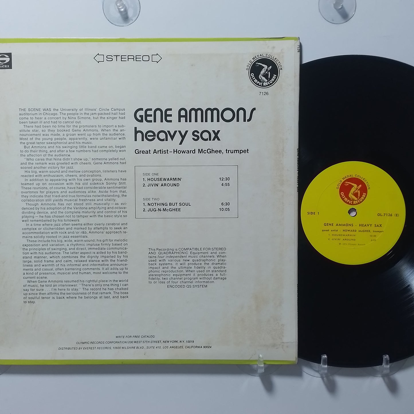 lp Gene Ammons Heavy Sax made usa 1974 jazz blues