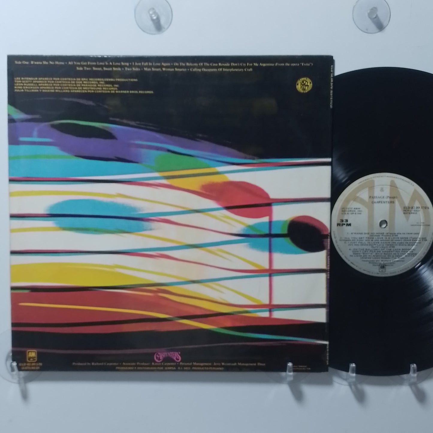 lp Carpenters Passage made peru 1977 pop rock