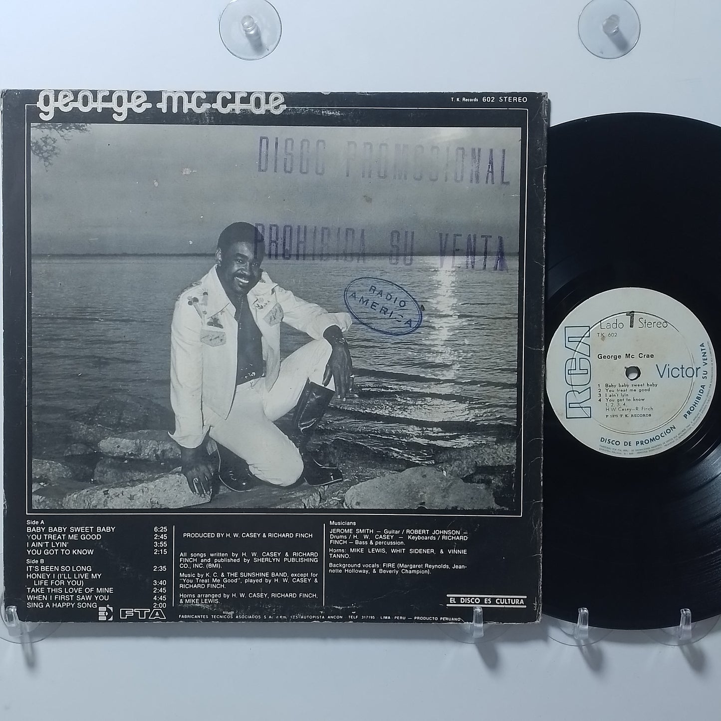 lp George McCrae George McCrae made peru 1975 promocional funk soul disco