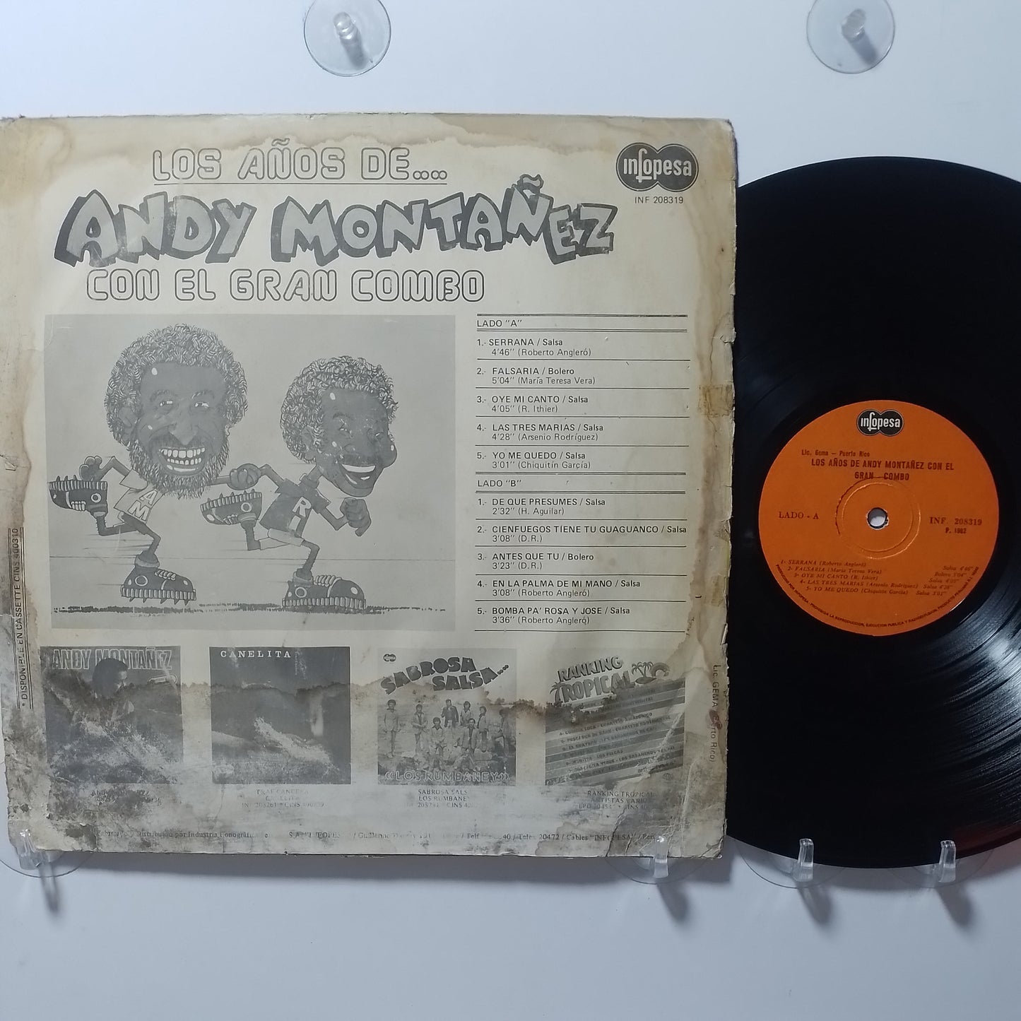 lp Andy Montañez Con El Gran Combo Los Años De Andy Montañez Con El Gran Combo made peru 1982 salsa