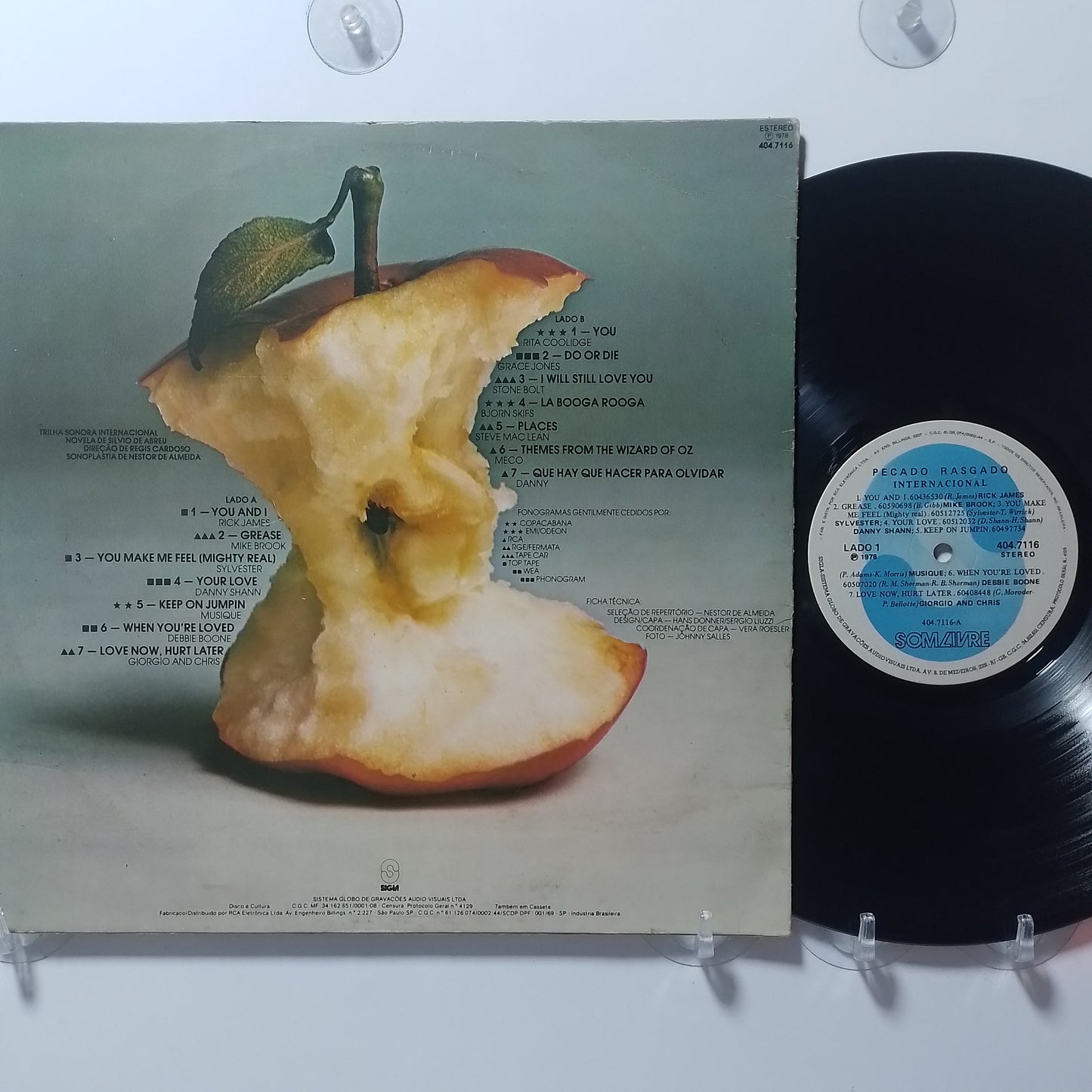 lp Pecado Rasgado Internacional Rick James Grace Jones Meco varios made brasil 1978 funk soul pop