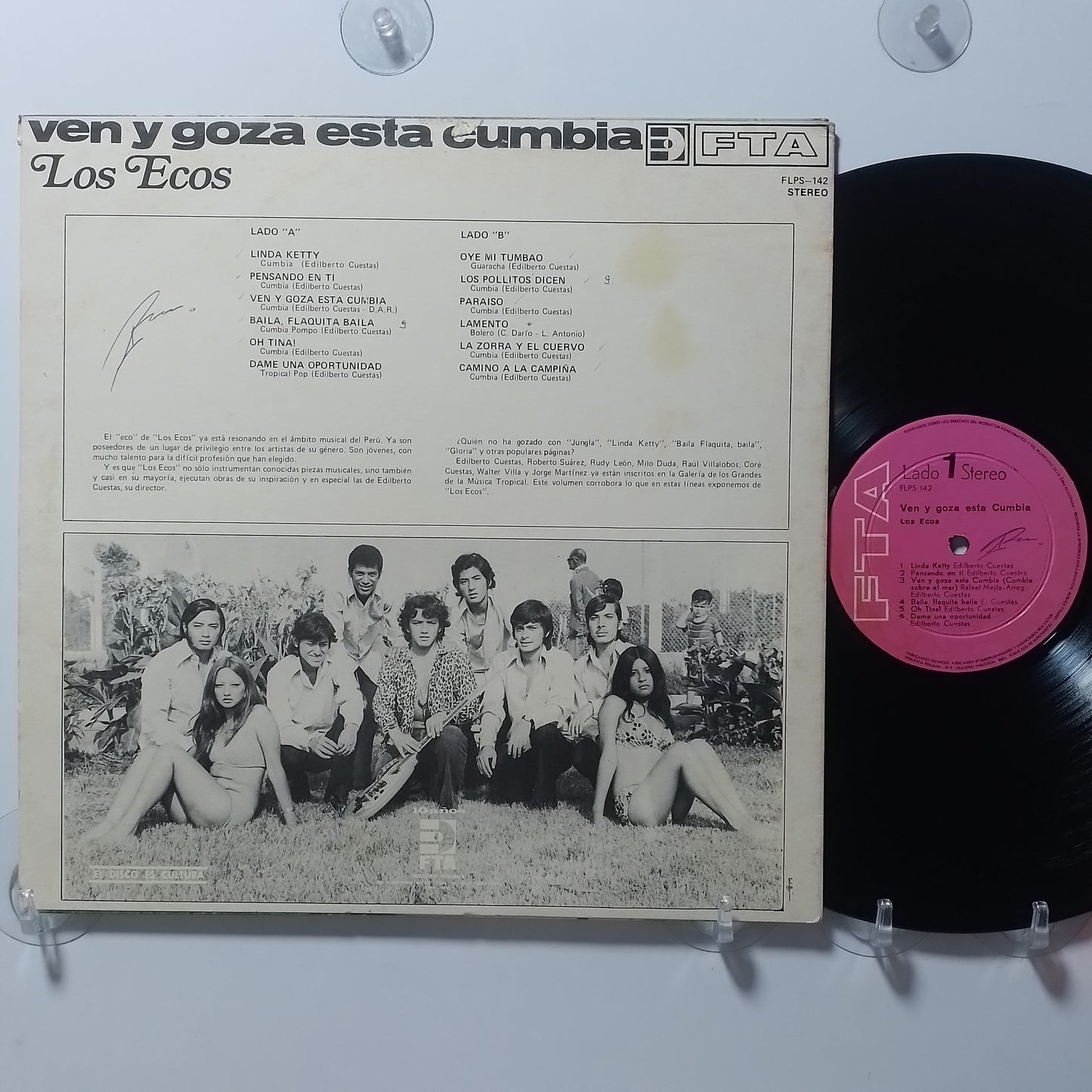 lp Los Ecos Ven y goza esta cumbia made peru 1973 latin cumbia