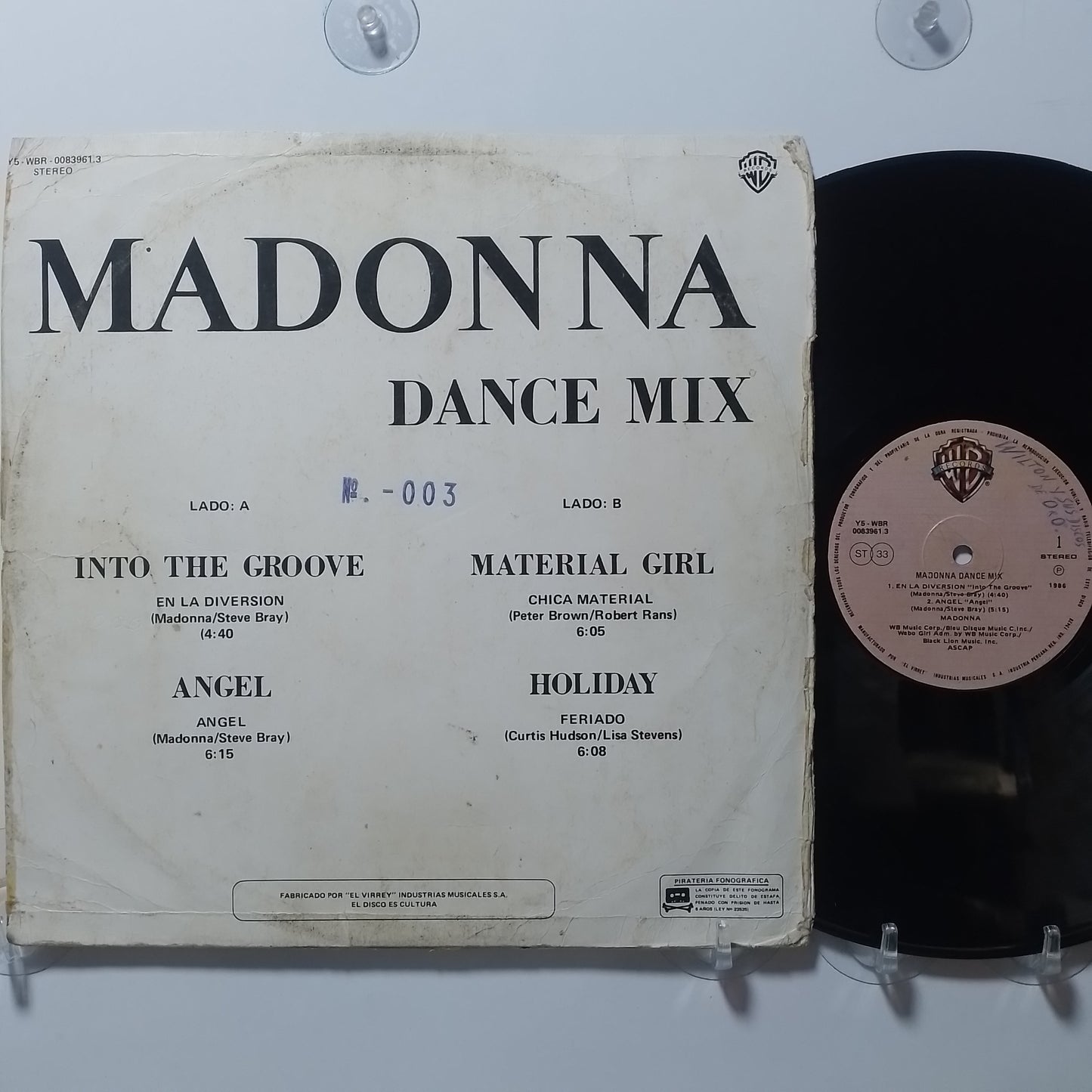 lp Madonna Dance Mix made peru 1986 pop