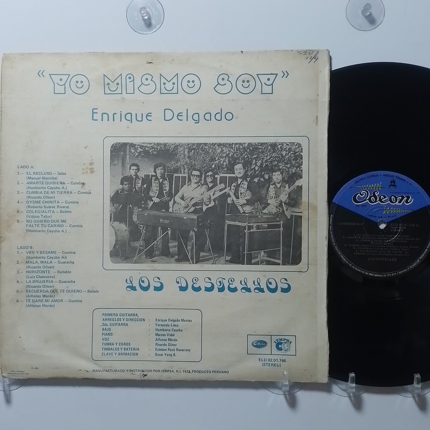 lp Los Destellos Yo Mismo Soy made peru 1979 latin cumbia