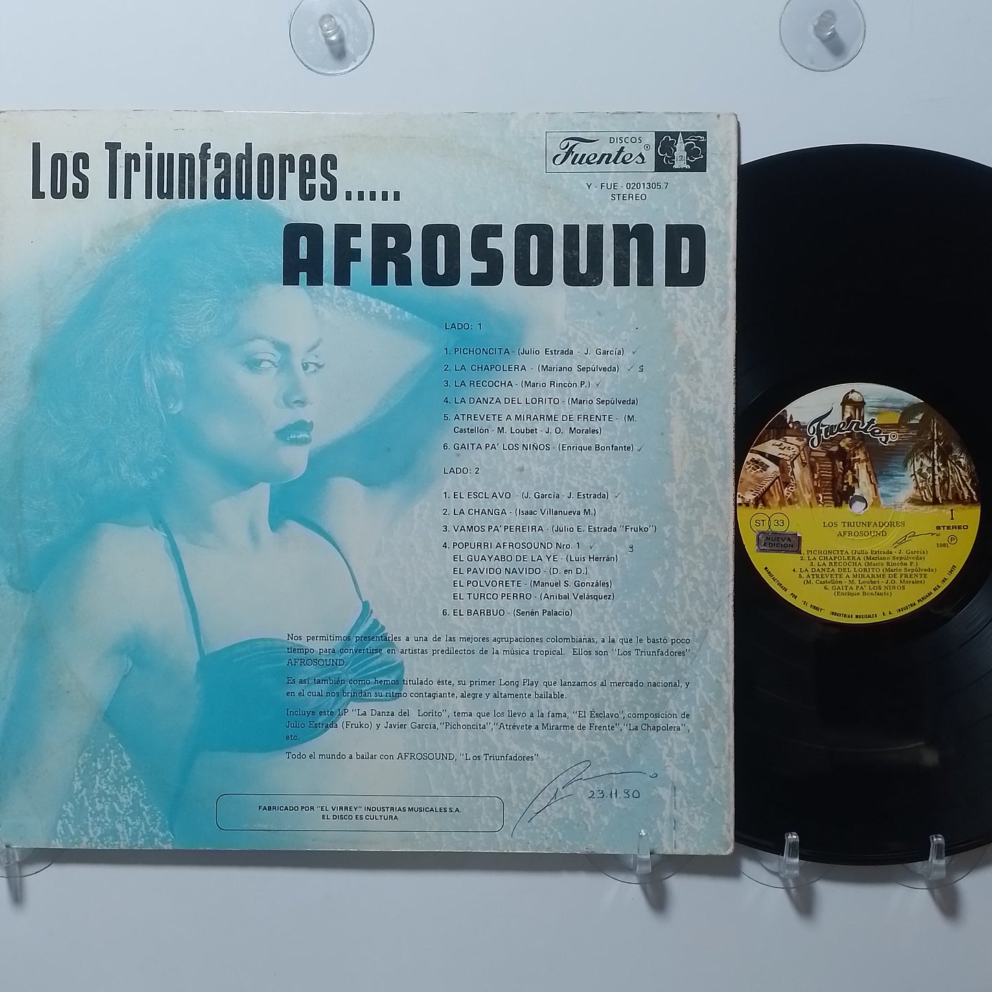 lp Afrosound Los Triunfadores made peru 1981 latin funk soul cumbia