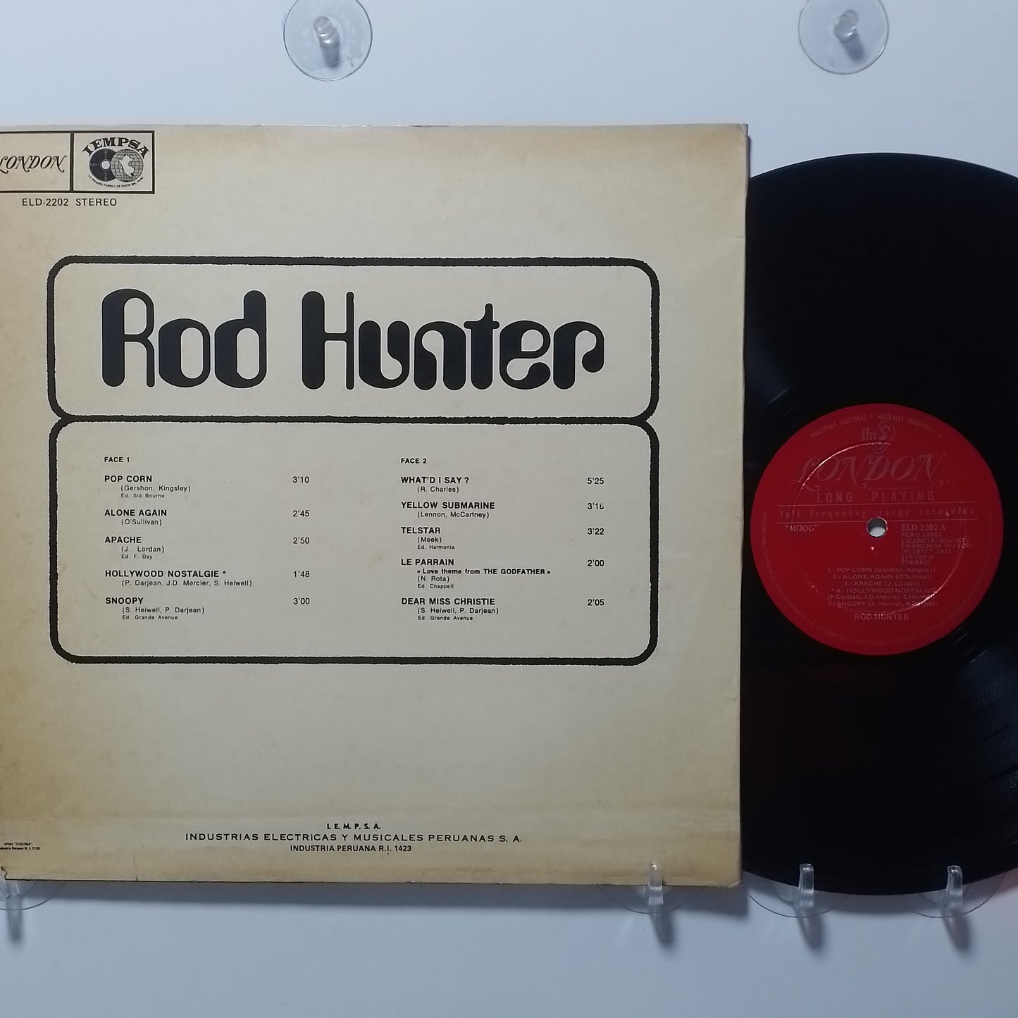 lp Rod Hunter Moog made peru 1973 Electronic