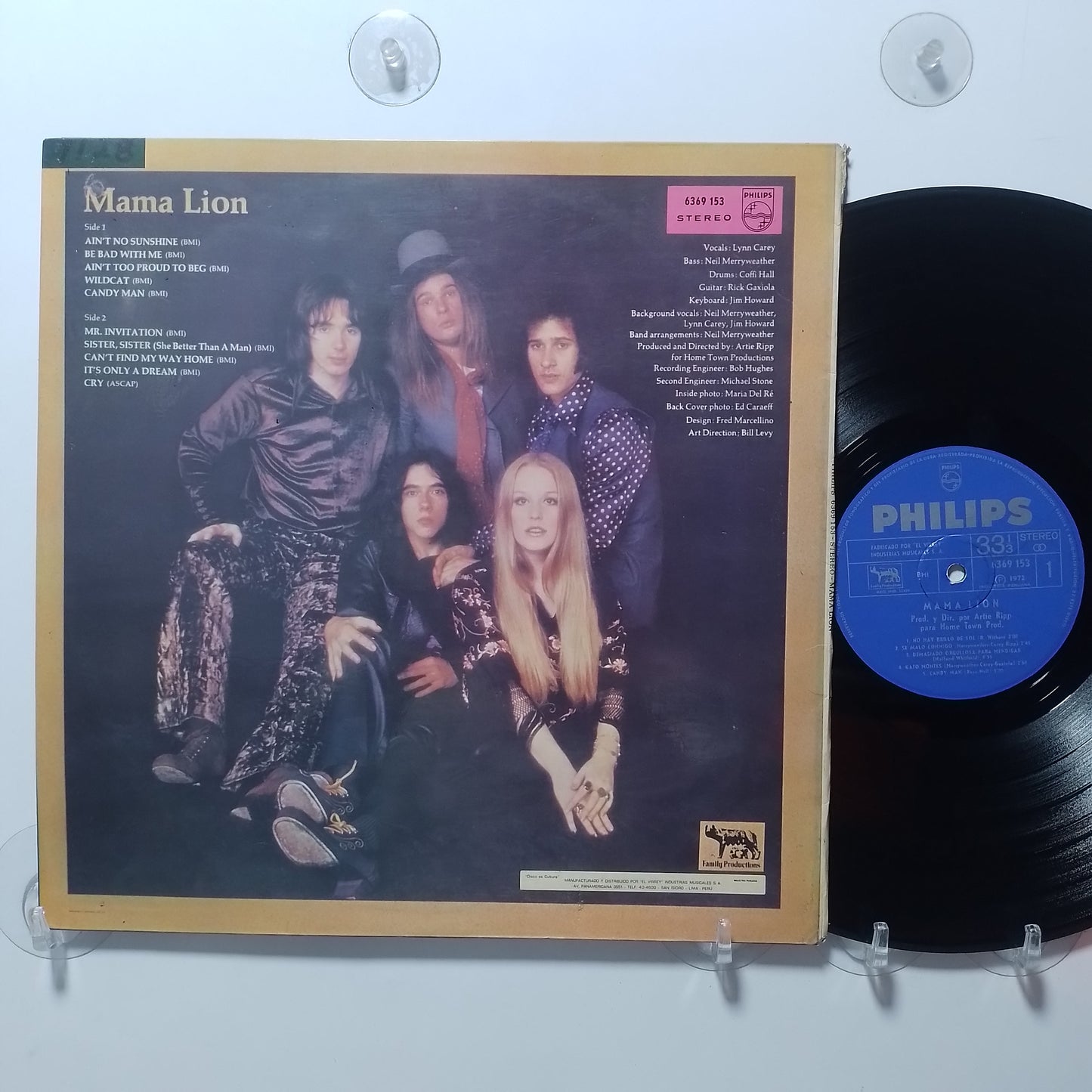 lp Mama Lion Preserve Wildlife made peru 1972 Psychedelic Rock
