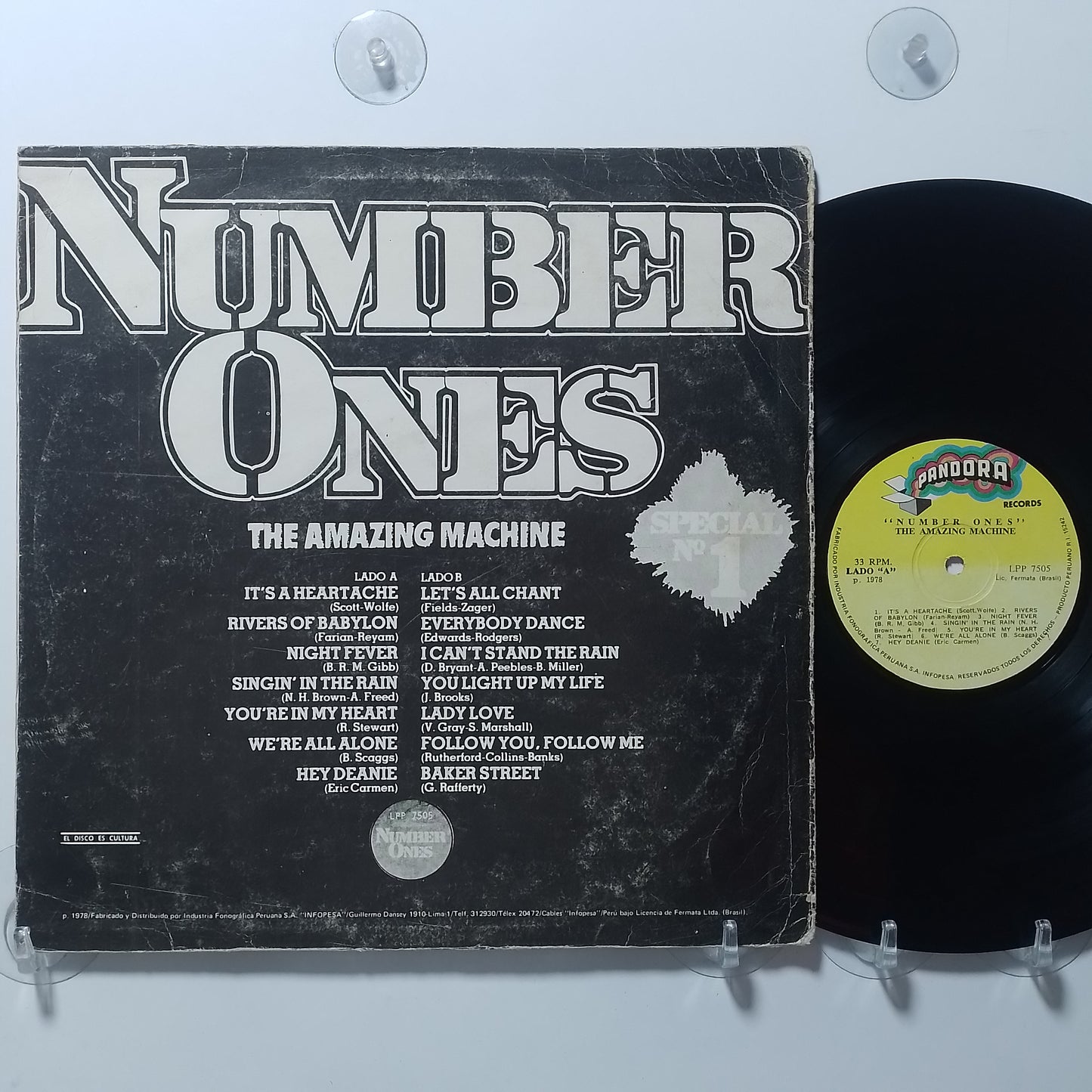 lp the amazing machine number ones made peru 1978 rock disco