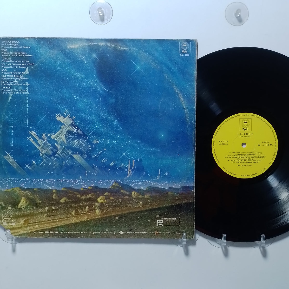 lp The Jacksons Victory made peru 1988 pop rock