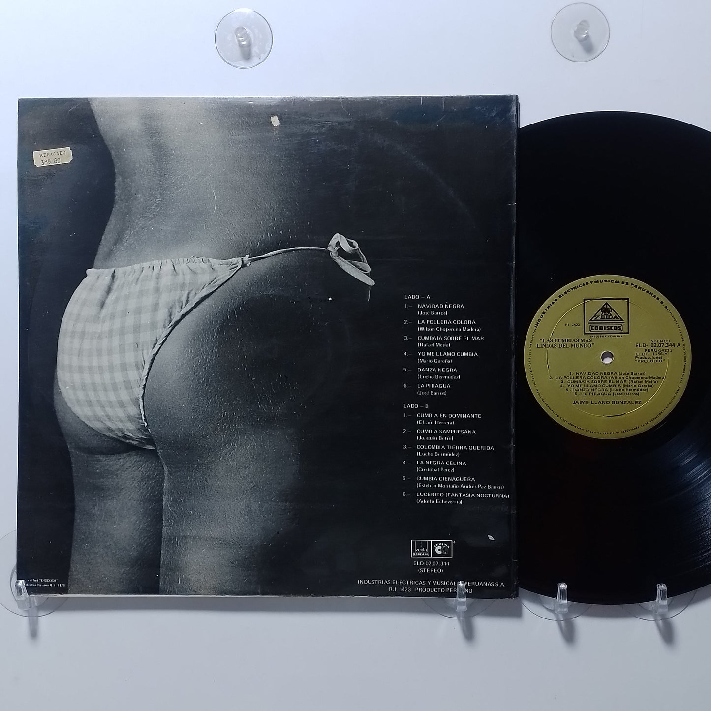 lp Jaime Llano Gonzalez Las Cumbias Mas Lindas Del Mundo made peru 1975 latin cumbia