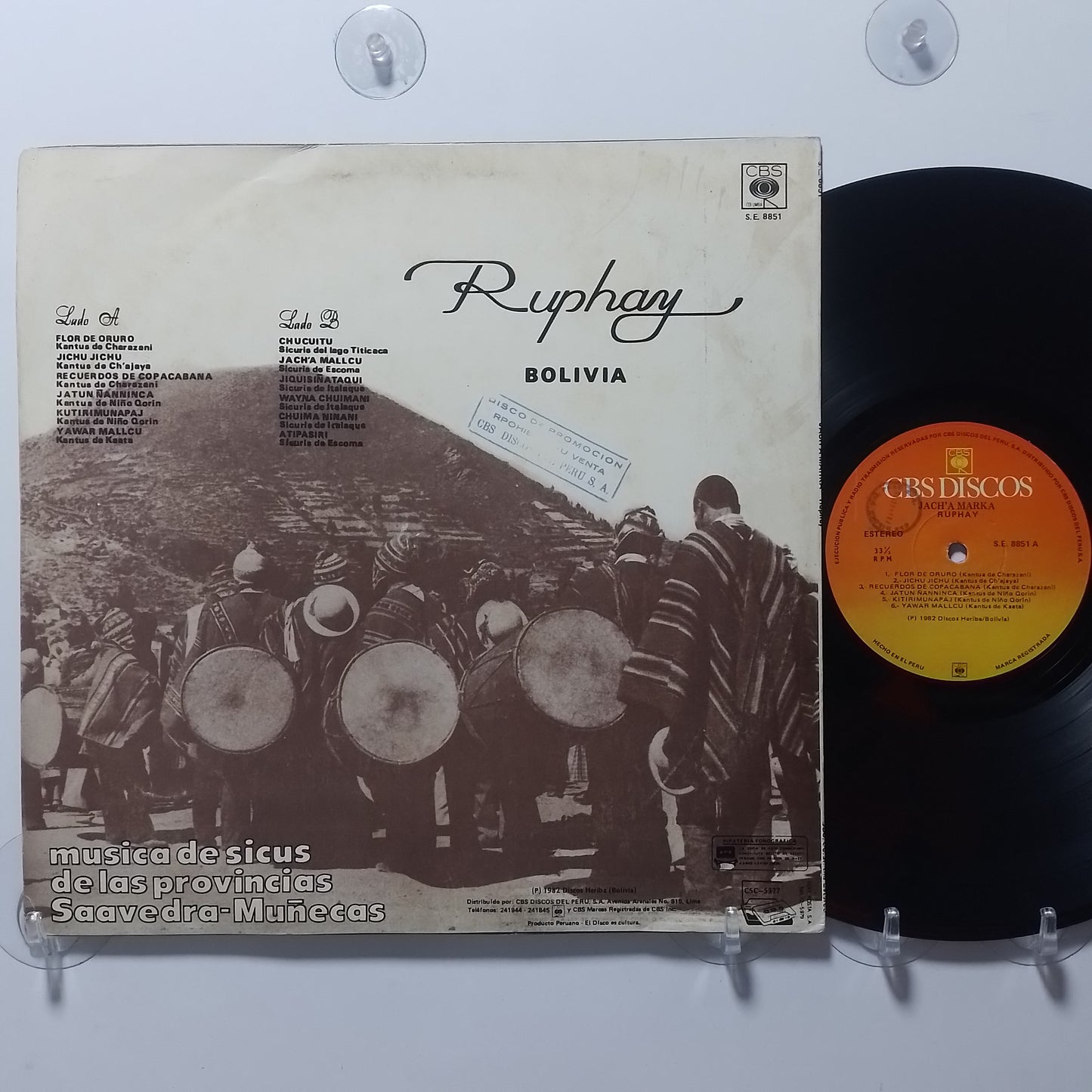 lp Ruphay Jach’a Marka made peru 1986 promocional andean folk