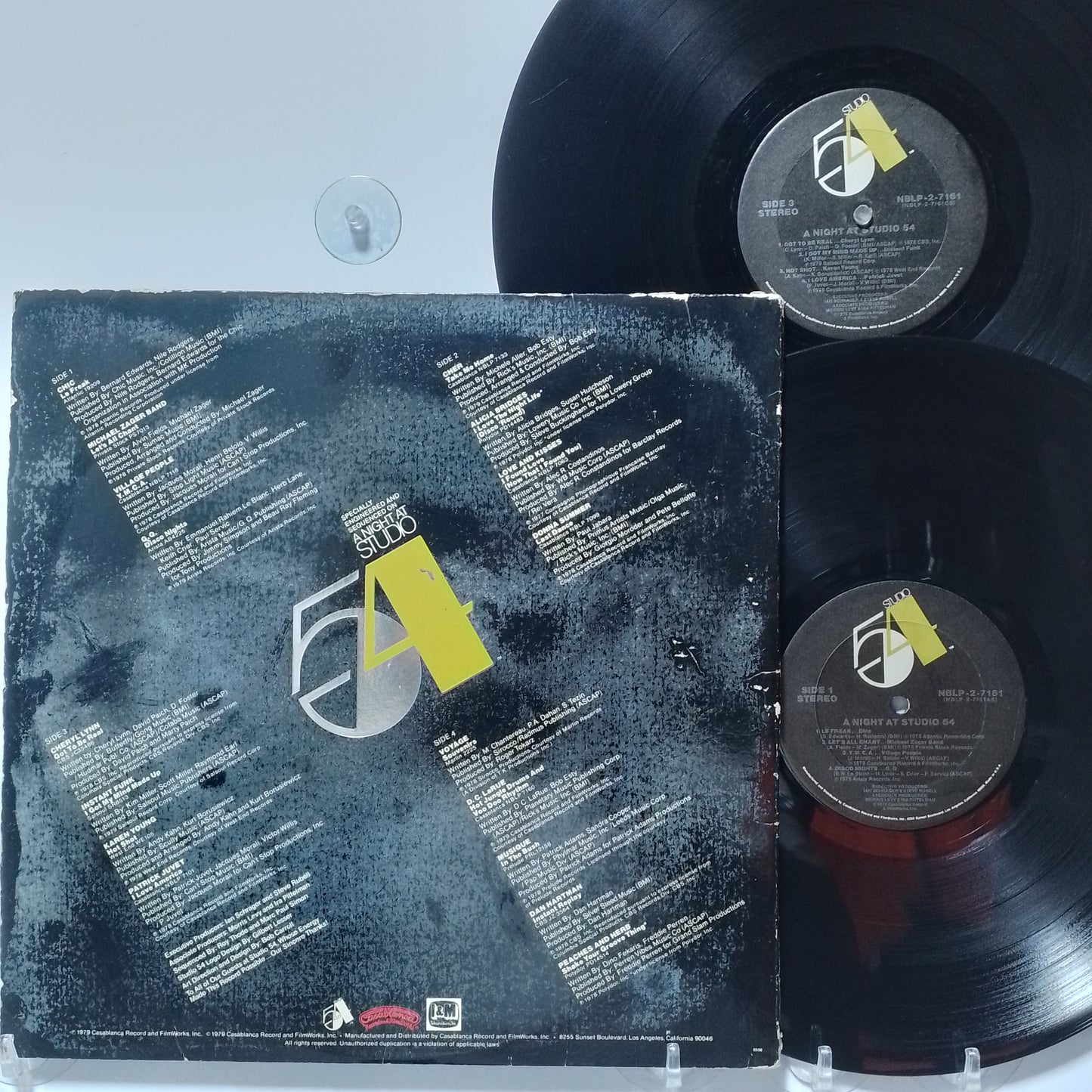 x2 lp Another Night At Studio 54 30 Disco Hits michael jackson abba village people varios made usa 1980 funk disco