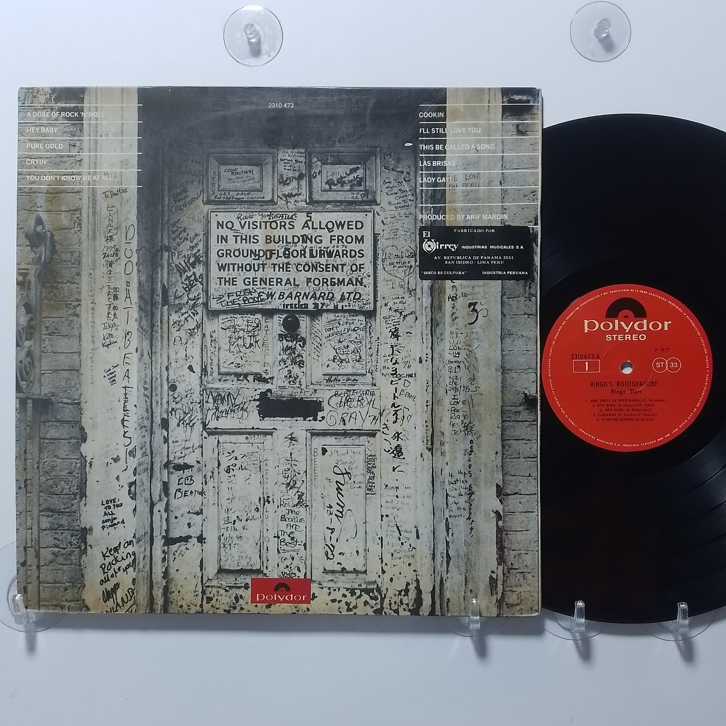 lp Ringo Starr Ringo's Rotogravure made peru 1976 gatefold pop rock