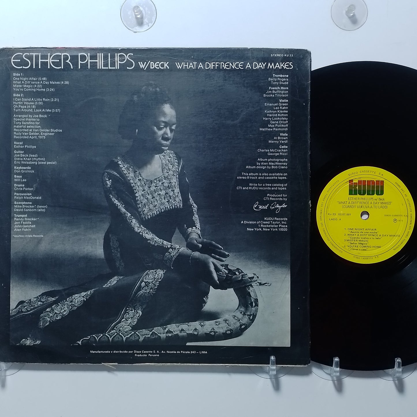 lp Esther Phillips With Beck What a Difference a Day Makes made peru 1975 soul disco