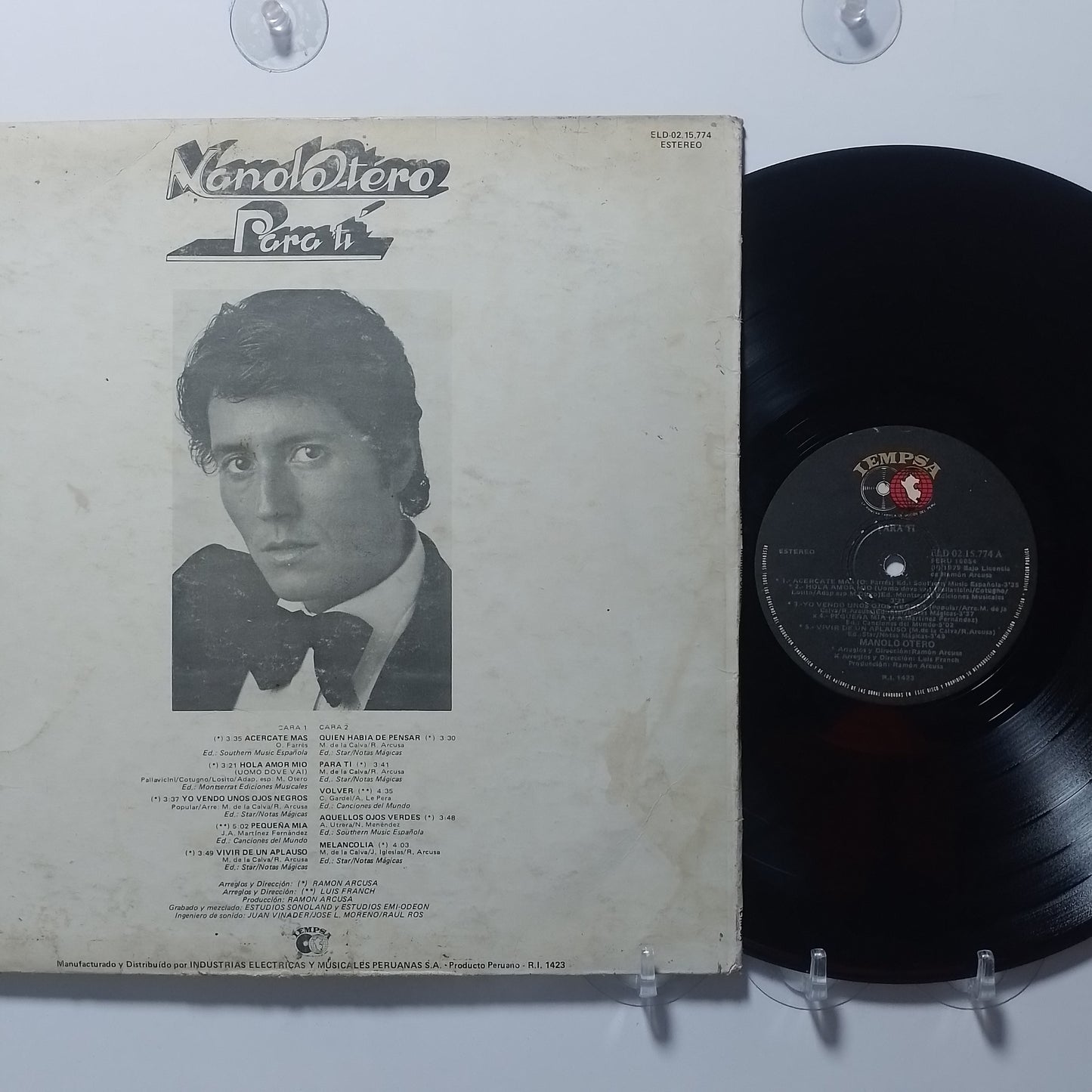 lp Manolo Otero Para Ti made peru 1979 latin balada