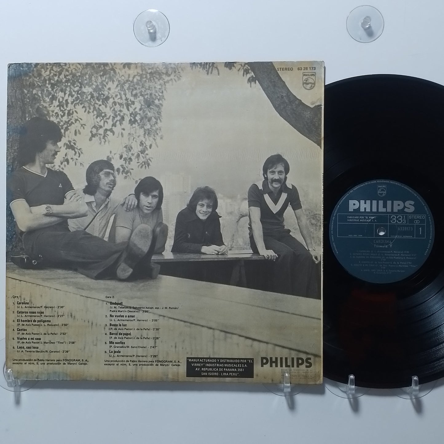 lp Formula V Carolina made peru 1975 pop rock latin