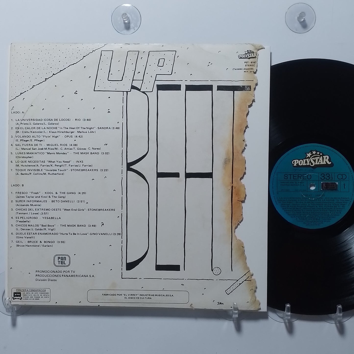 lp Up Beat rio inxs kool & the gang made peru 1986 rock
