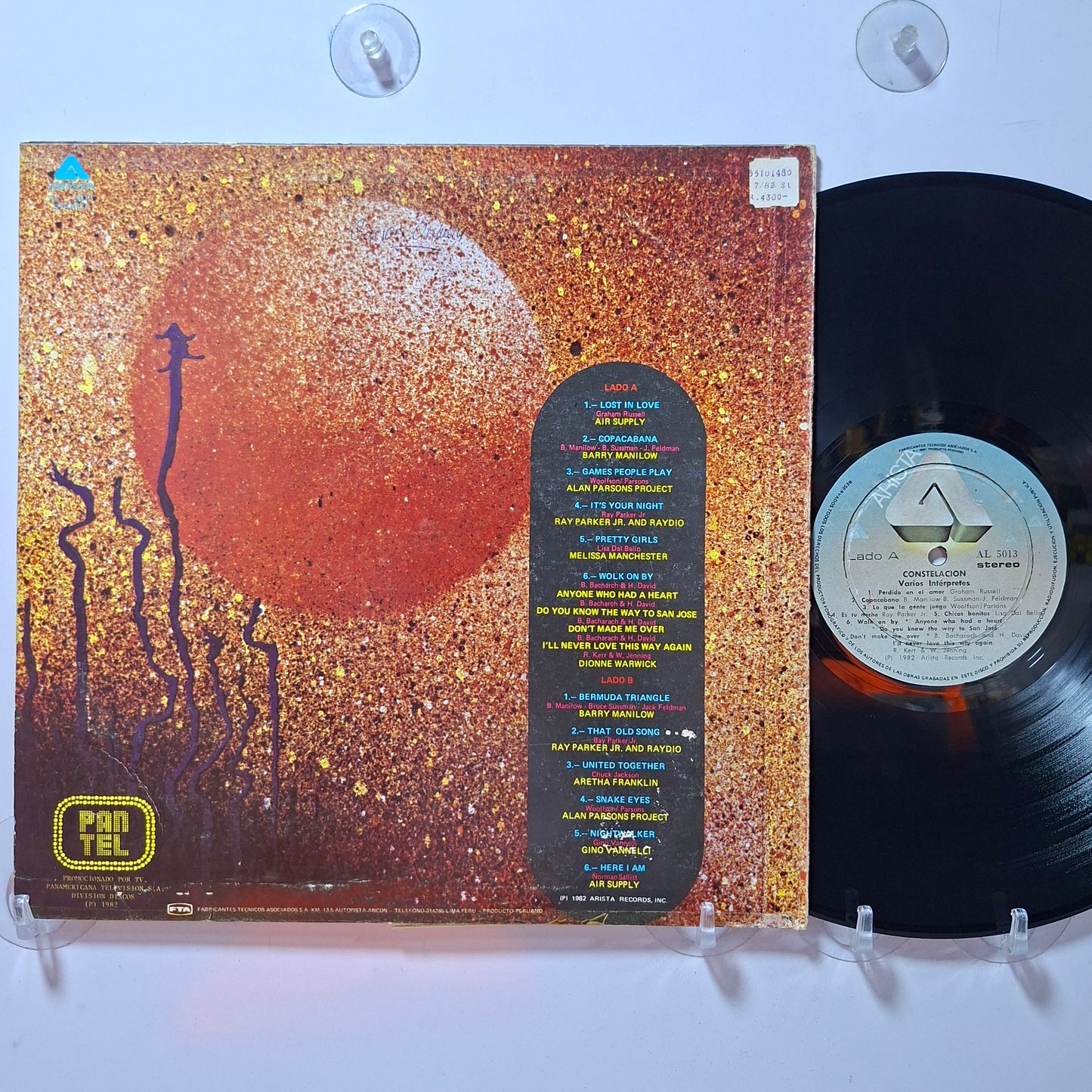 lp constelacion The Alan Parsons Project Air Supply Ray Parker Jr varios made peru 1982 pop rock