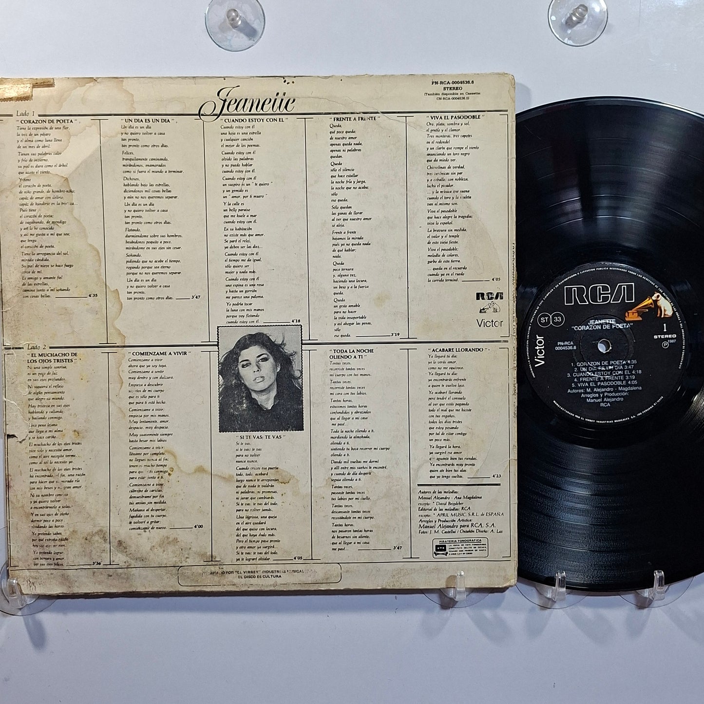 lp Jeanette Corazon De Poeta made peru 1981 latin pop
