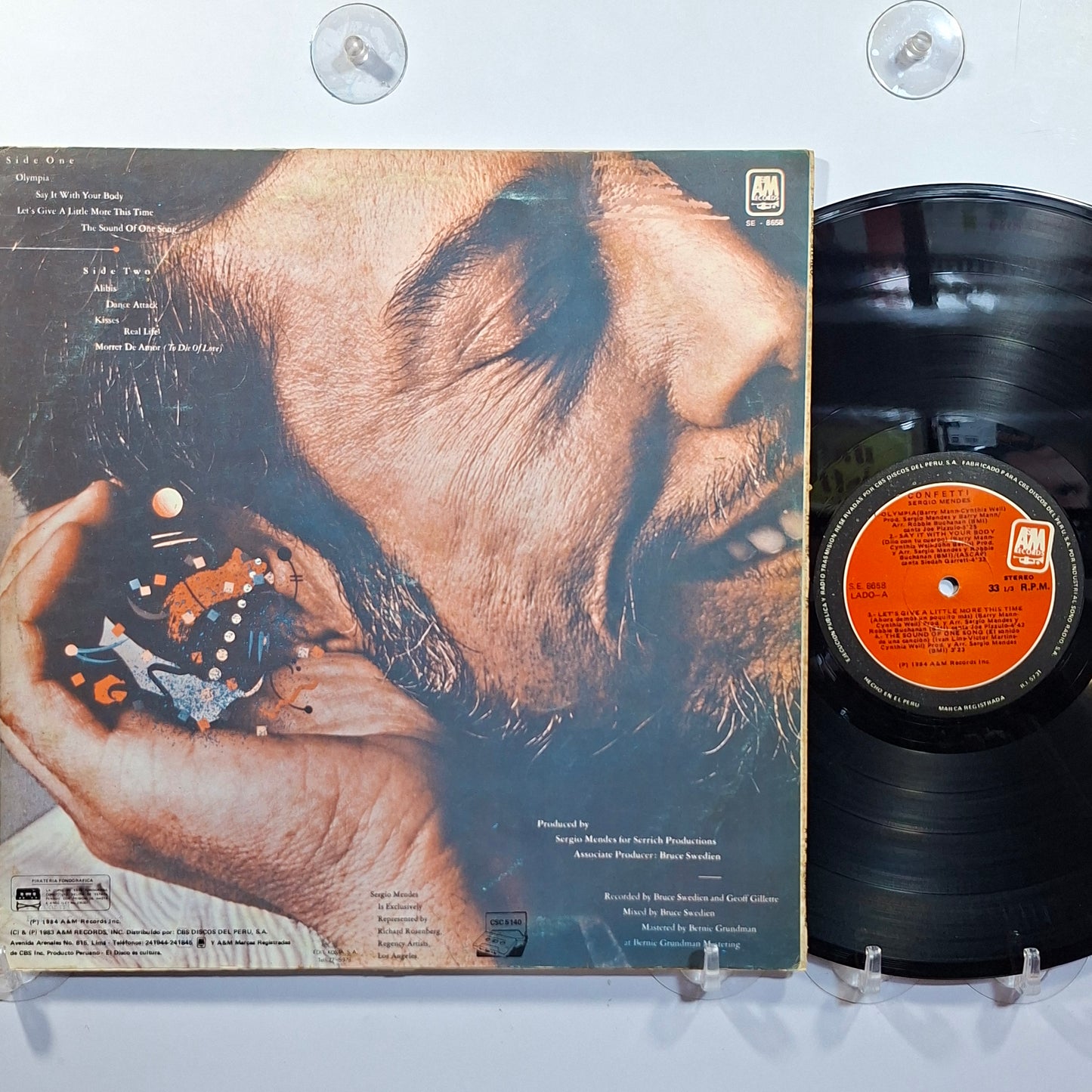 lp sergio mendes confetti made peru 1984 pop