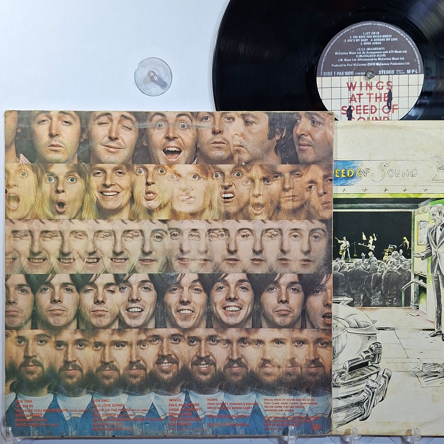 lp Wings Wings At The Speed Of Sound made inglaterra 1976 con insert pop rock