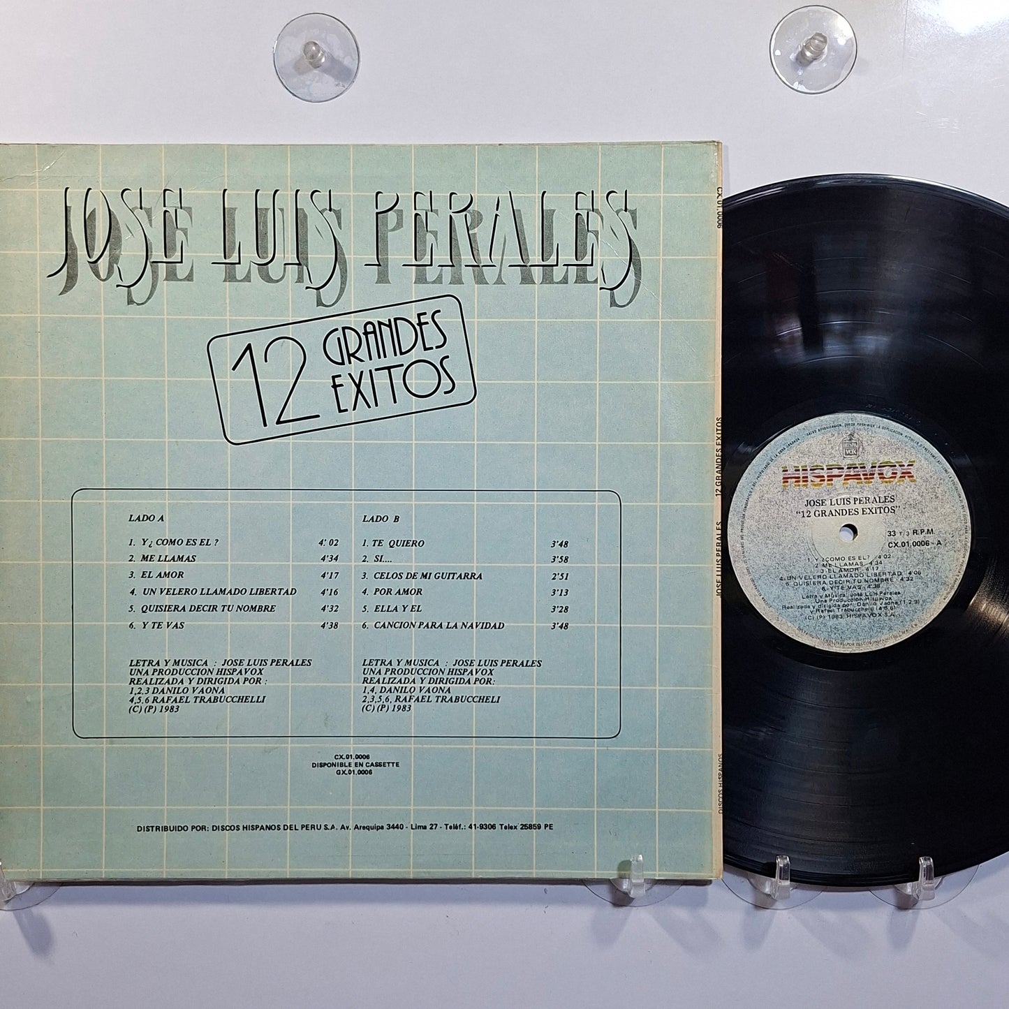 lp jose luis perales 12 grandes exitos made peru 1983 balada latin