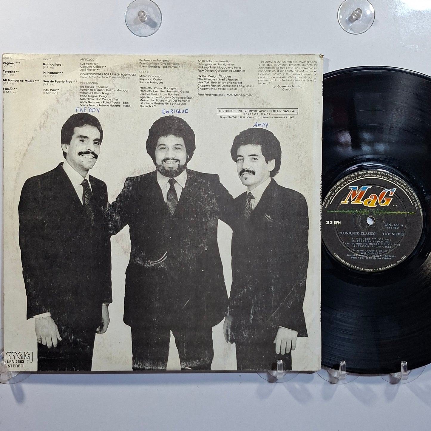 lp Conjunto Clasico Canta Tito Nieve Si No Bailan Con Ellos No Bailan Con Nadie made peru 1964 salsa