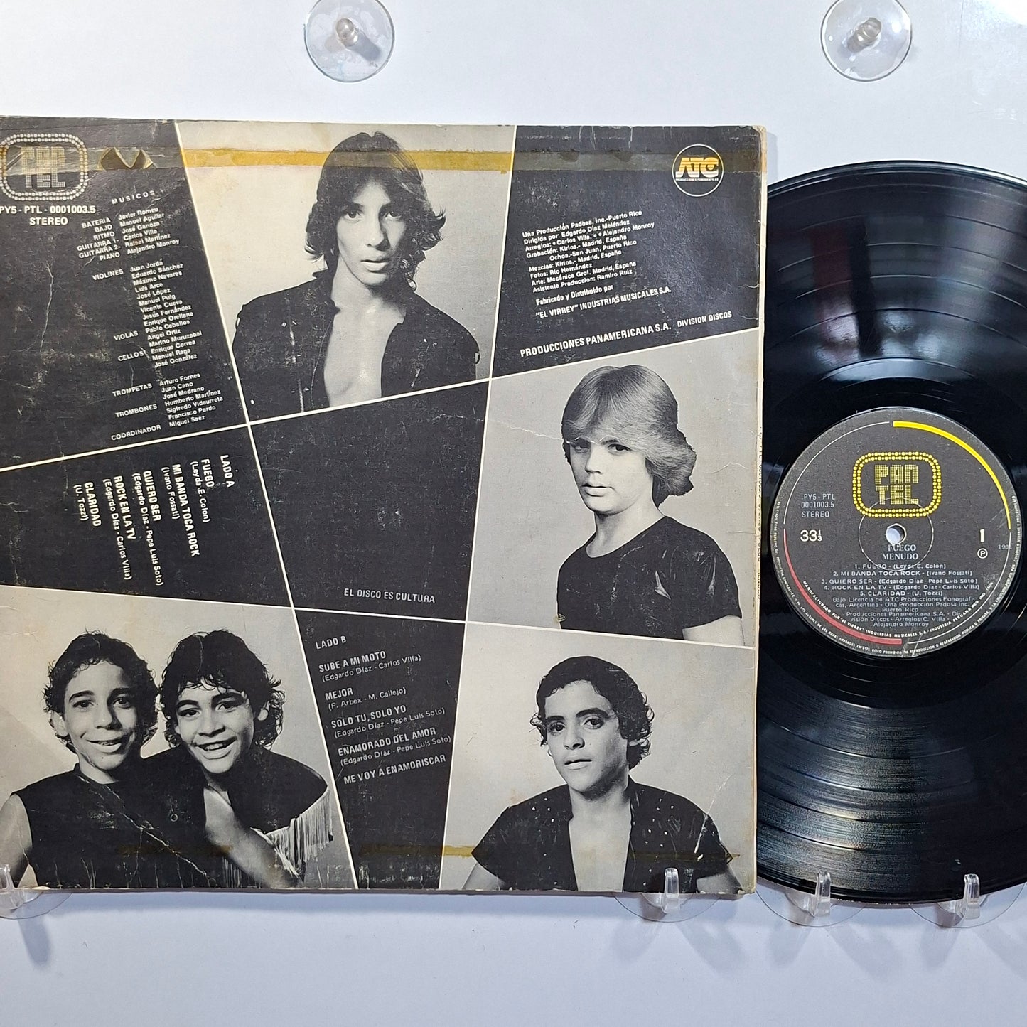 lp Menudo Fuego made peru 1981 latin pop