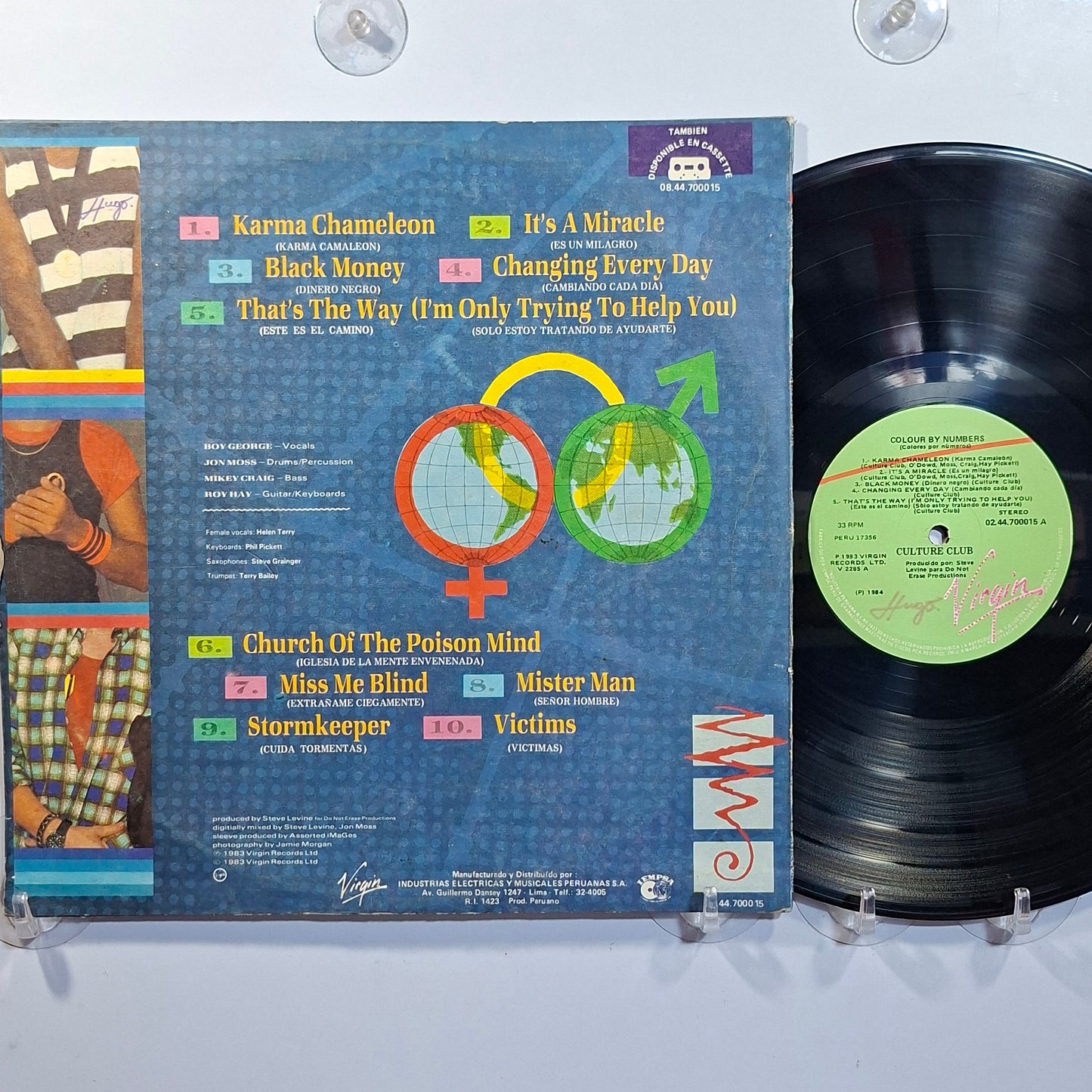 lp culture club colour by numbers made peru 1984 pop rock